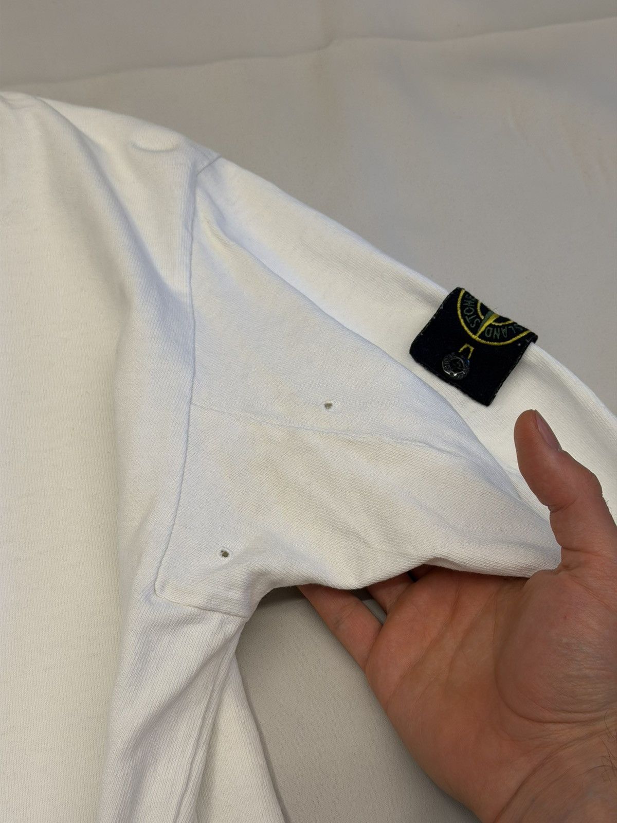 Stone Island Stone Island V-Neck Long Sleeve Sweatshirt Size US XL / EU 56 / 4 - 4 Thumbnail