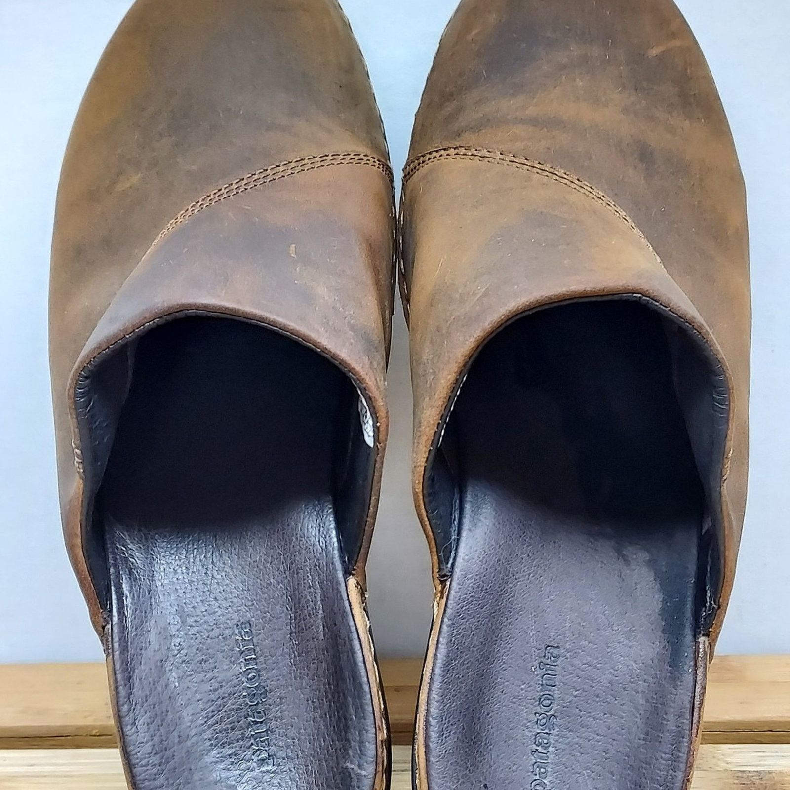Patagonia Patagonia Womens | Brown | Leather Mule Clog Shoes Size 7.5 Size US 7.5 / IT 37.5 - 8 Thumbnail
