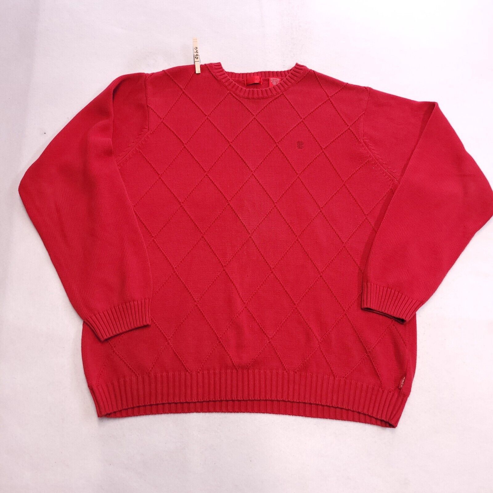 Izod IZOD Pullover Casual Sweater Mens Size Extra Large XL Red Size US XL / EU 56 / 4 - 2 Thumbnail
