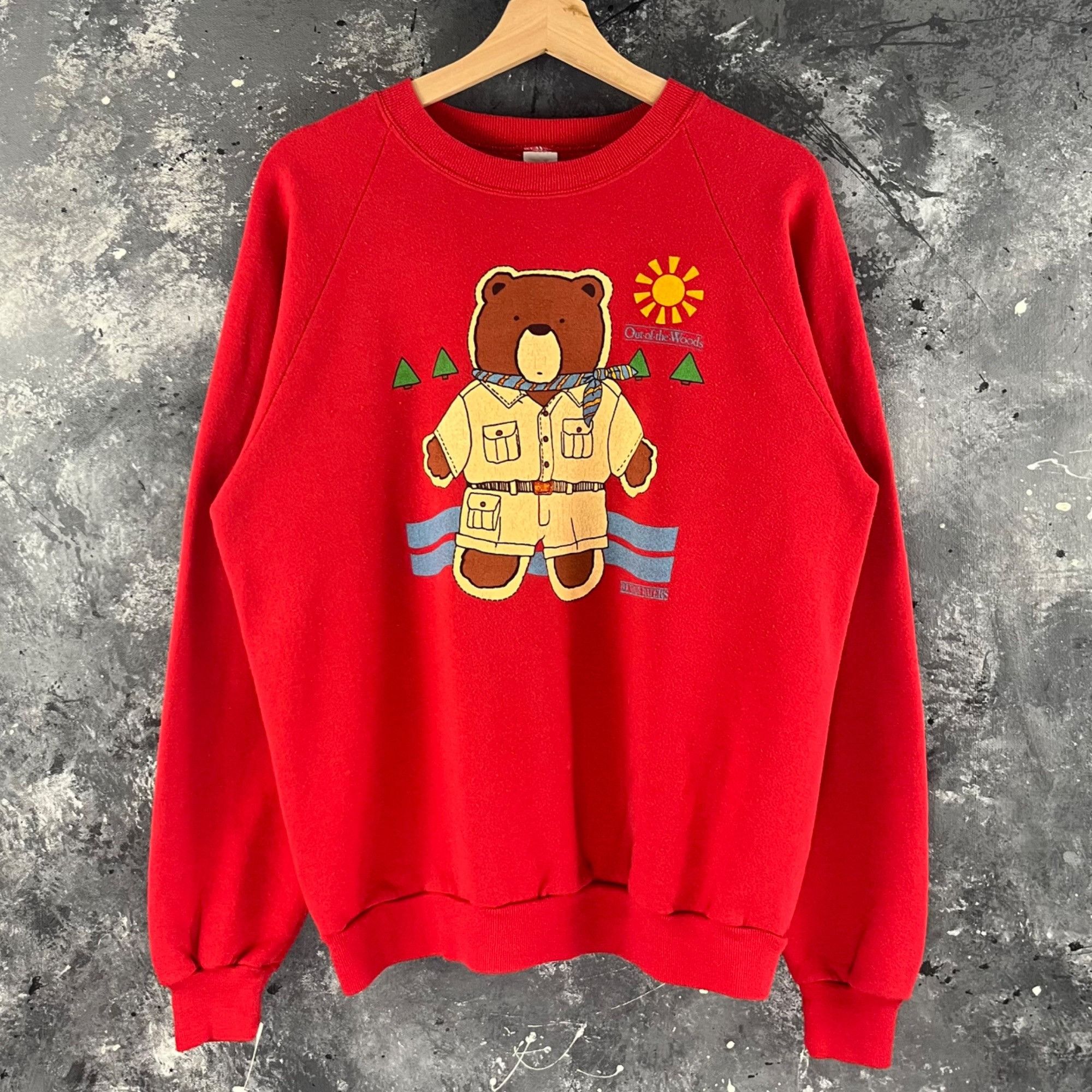 Vintage Vintage 80’s Bear cute sweatshirt Size US M / EU 48-50 / 2 - 1 Thumbnail