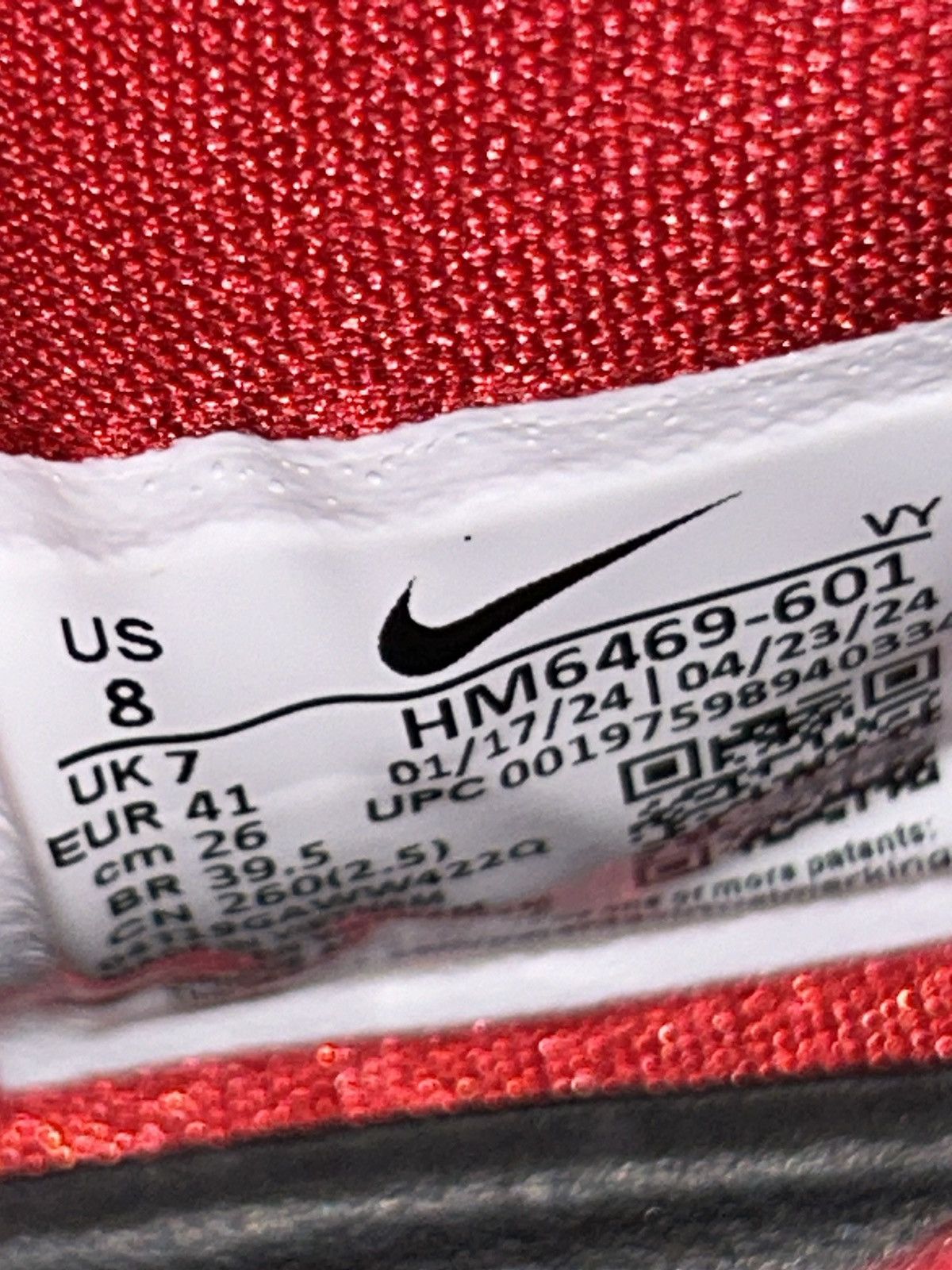 Nike Nike Kobe 8 Protro TB Promo ‘Gym Red’ HM6469-601 size 8 NEW Size US 8 / EU 41 - 10 Thumbnail