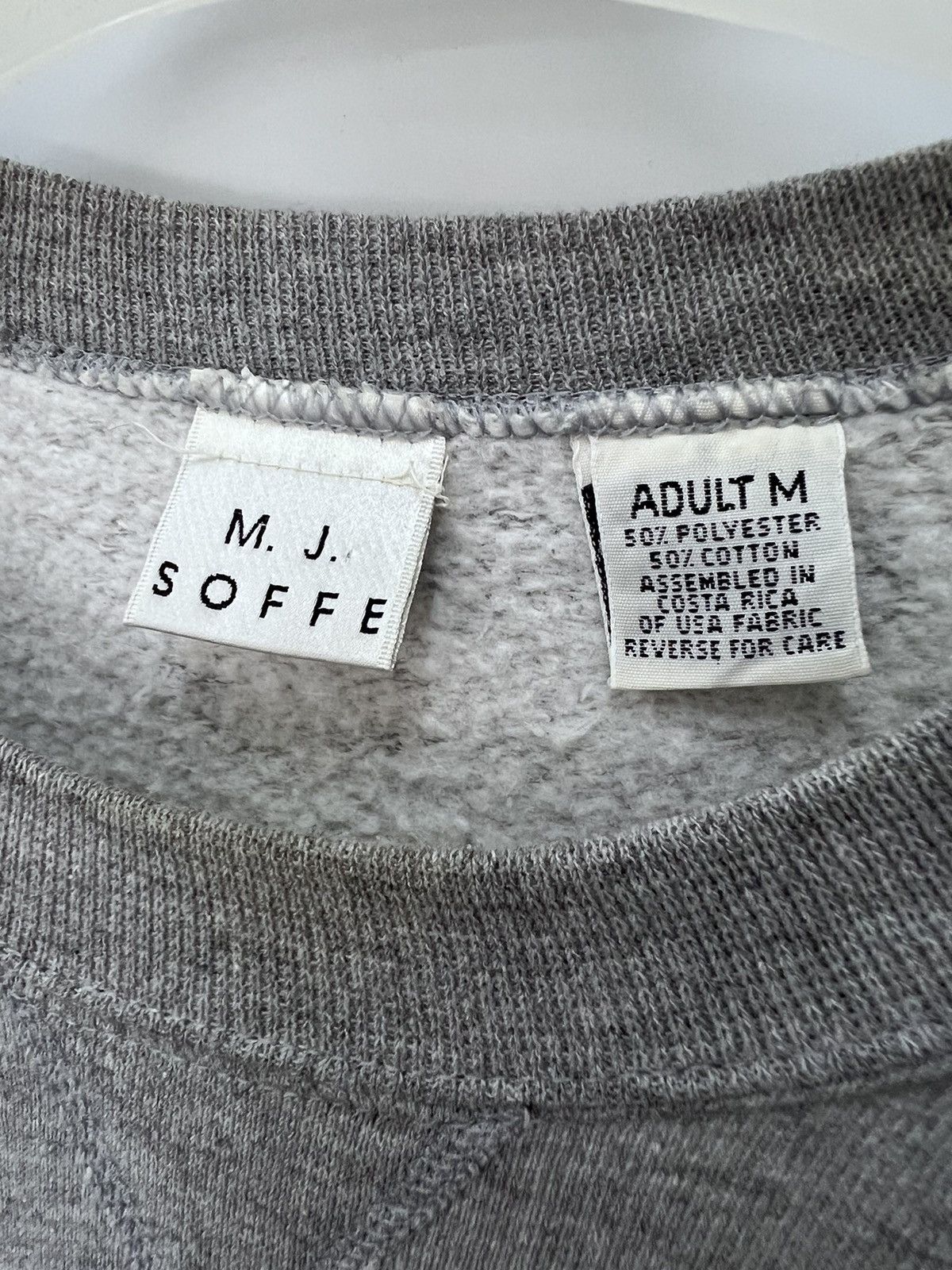 Vintage 🔥 Vintage 90's M.J Soffe Made in USA Plain Sweatshirt - M Size US M / EU 48-50 / 2 - 6 Thumbnail