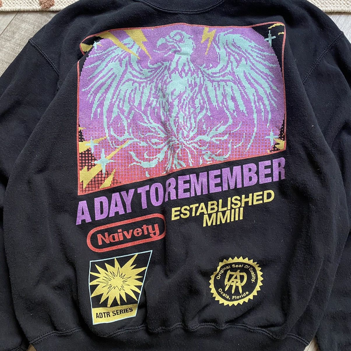 Band Tees × Vintage A DAY TO REMEMBER Y2K BAND ADTR SERIES SWEATSHIRT Size US M / EU 48-50 / 2 - 2 Thumbnail