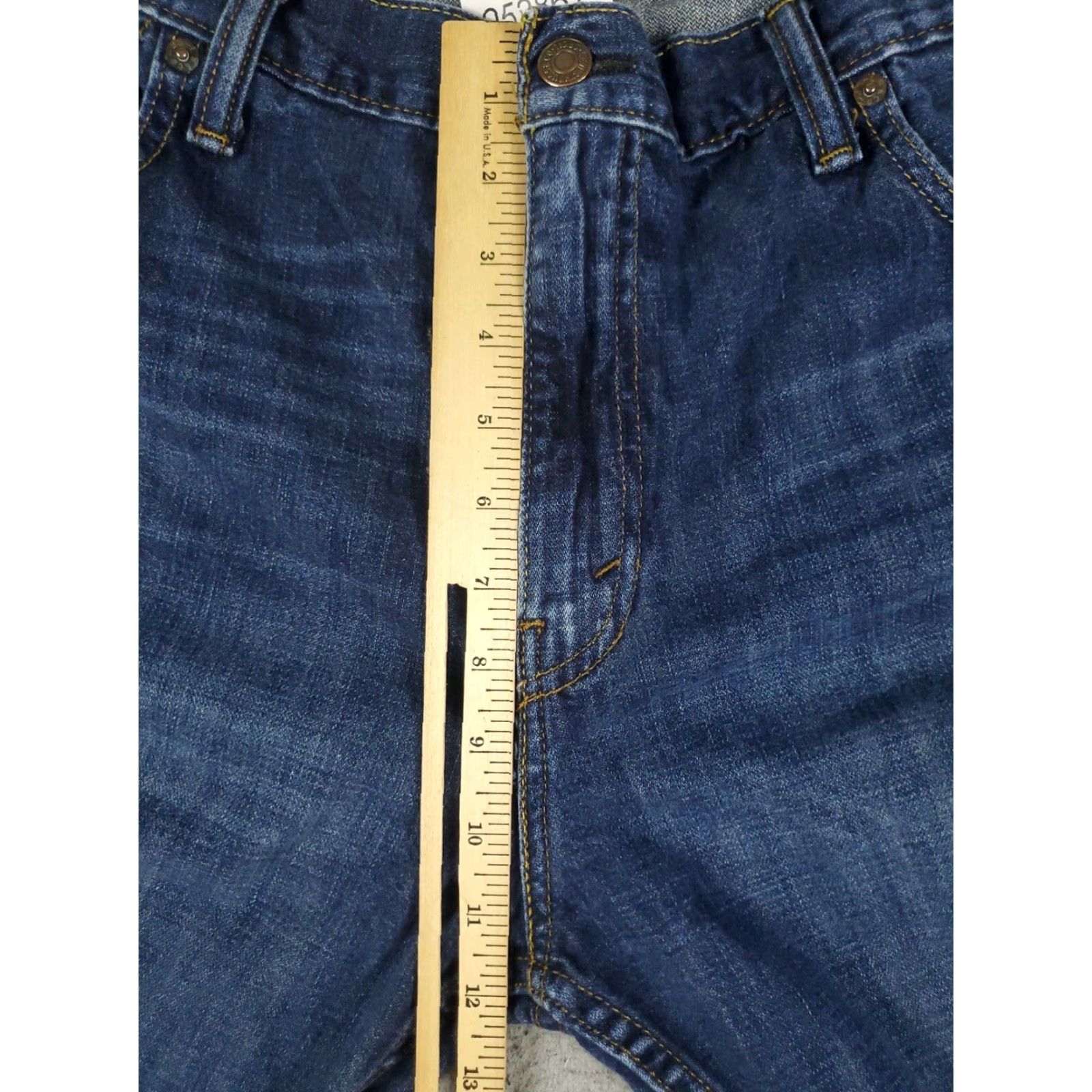 Levi's Levis 569 Jeans Blue Straight Leg Men's 36x28 Cotton Denim Pants Size US 36 / EU 52 - 3 Thumbnail