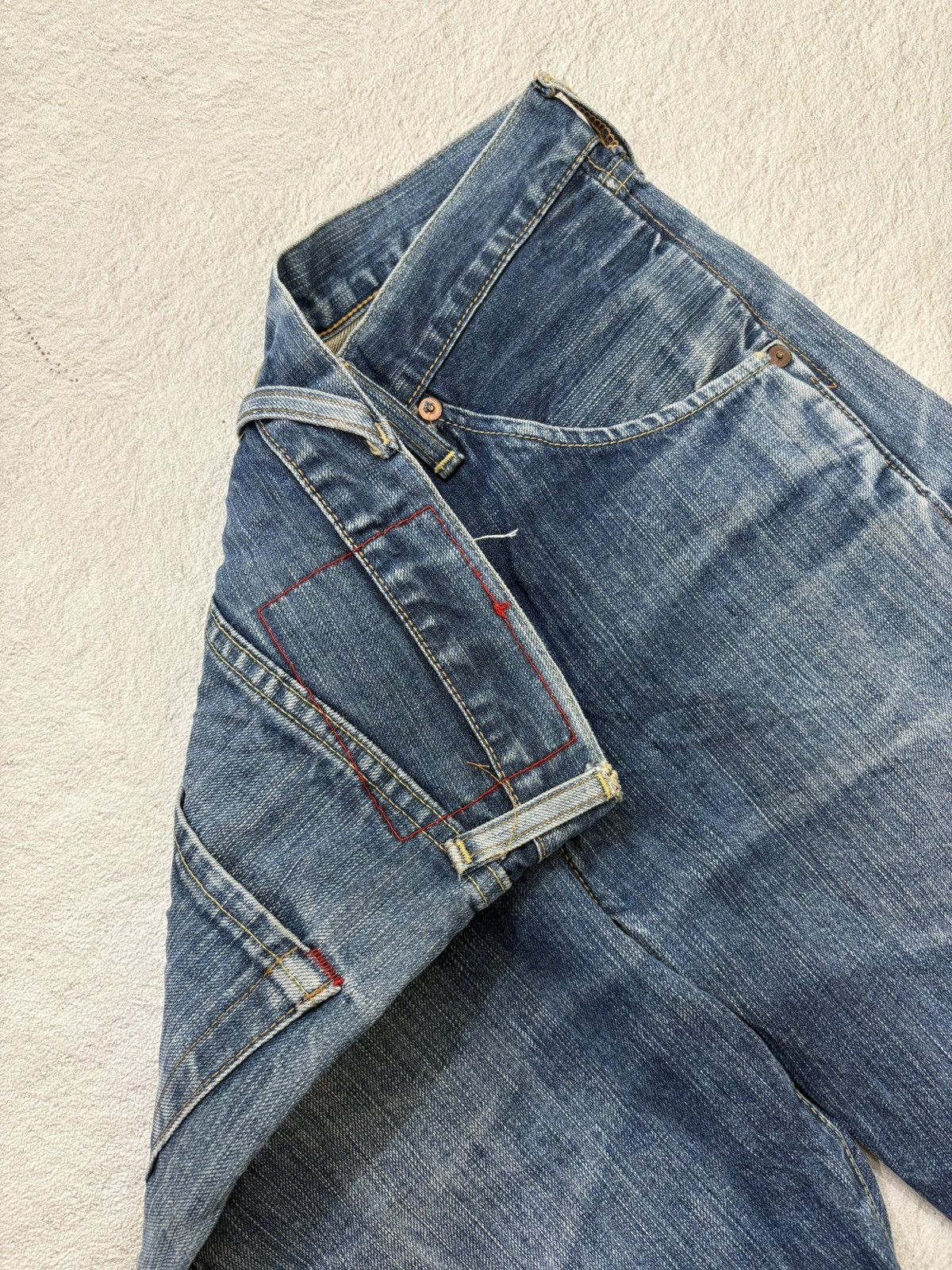 Kapital 2000s Destroy levis RL bootcut japan denim Size US 31 - 6 Thumbnail