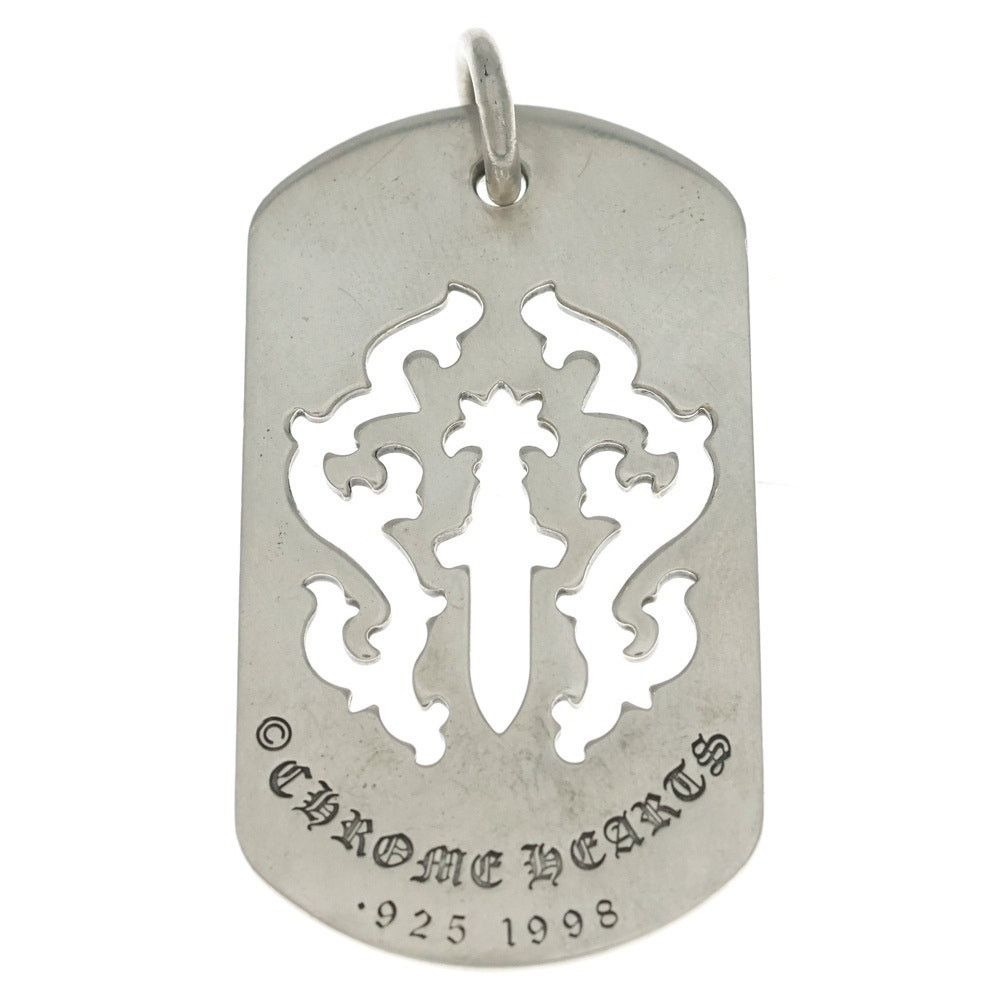 Chrome Hearts Chrome Hearts Dagger Cutout Dog Tag Necklace Size ONE SIZE - 1 Thumbnail
