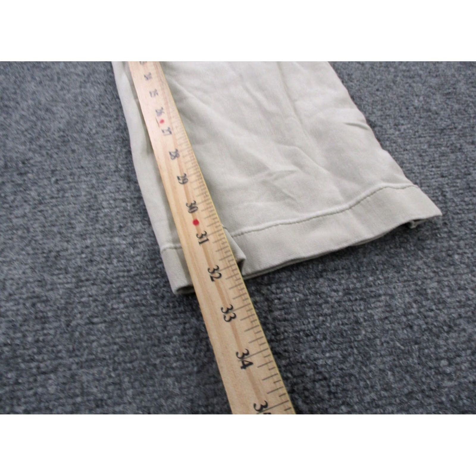 Faherty Faherty Joggers Womens L Tall Beige Linen Cotton Modal Active Stretch Casual Outdoor Pockets Drawstring 32in Inseam Fall Womens Size 24" / US 00 / IT 34 - 4 Thumbnail