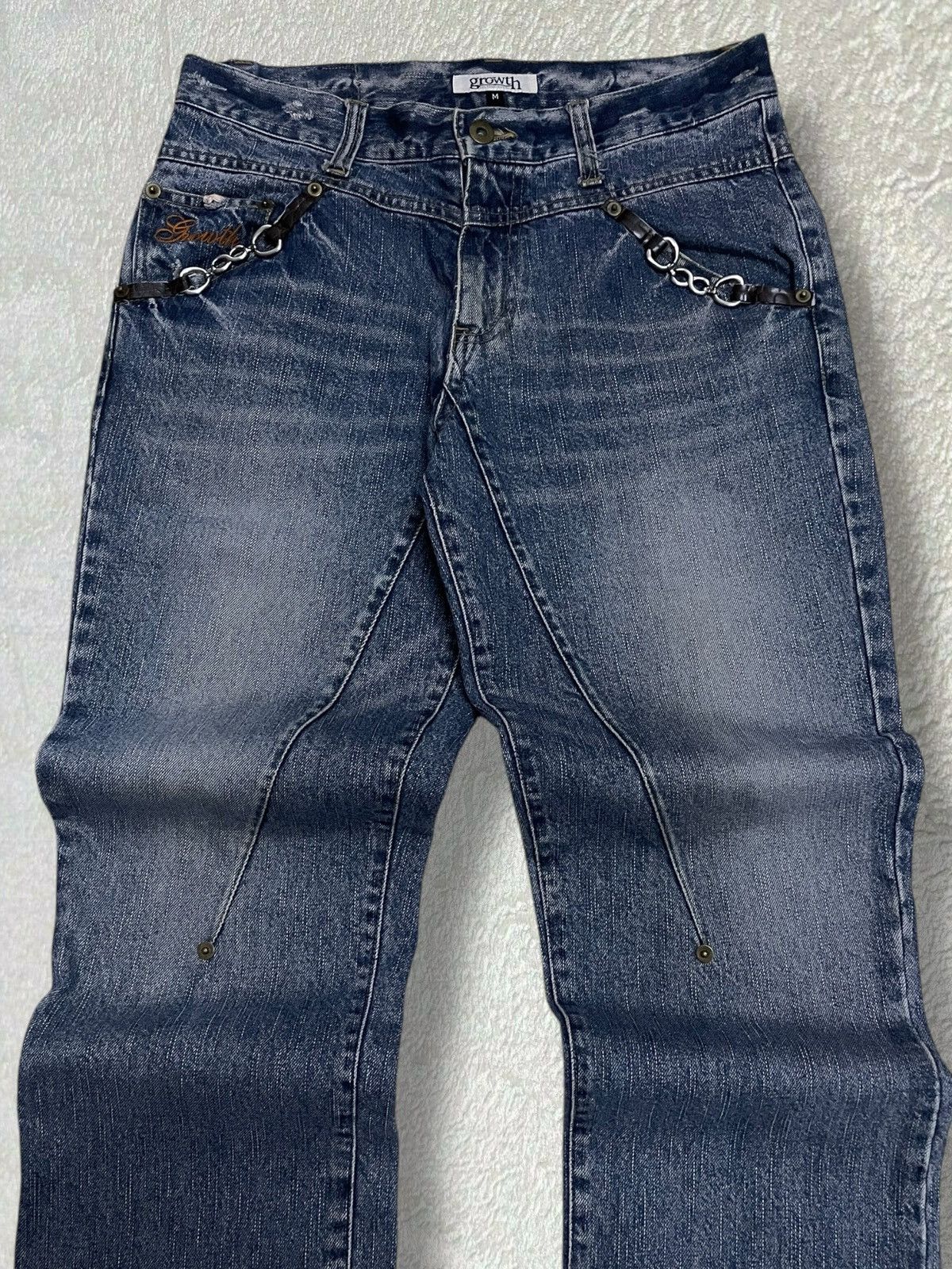 Designer × Japanese Brand × Vintage Vintage Japan Designer Growth The Attic Unique Denim Style Size US 30 / EU 46 - 5 Thumbnail