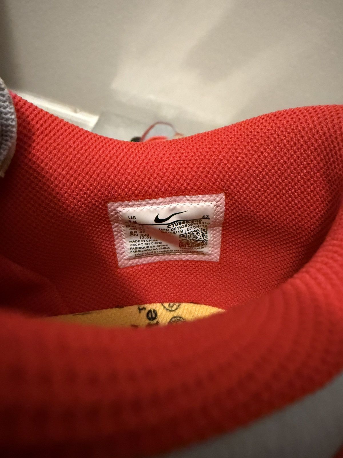 Nike × Off-White Off White Dunk Red/Grey Size US 14 / EU 47 - 6 Thumbnail