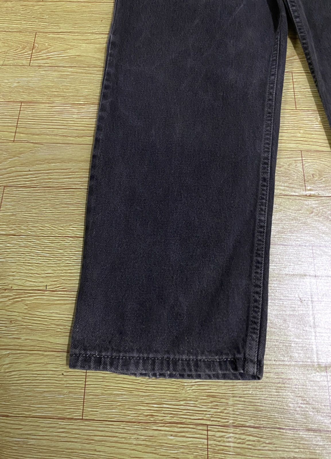 Levi's Very Rare Vintage Levis SuperBlack 550 Loose Jeans 2000s Size US 40 / EU 56 - 5 Thumbnail