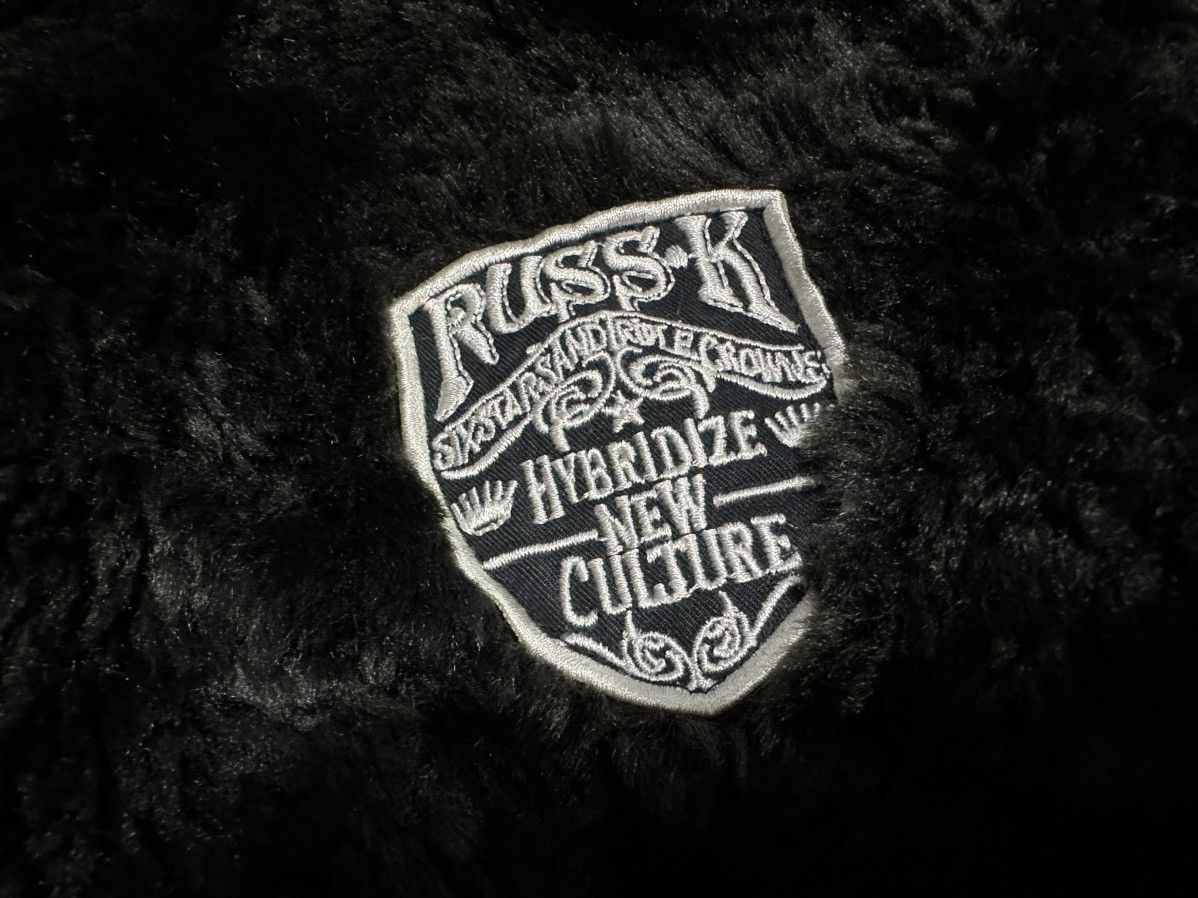 Japanese Brand 🔥Sick Y2K Russ K Fur Hoodie Zipper Vkei Goth Punk Size US L / EU 52-54 / 3 - 4 Thumbnail
