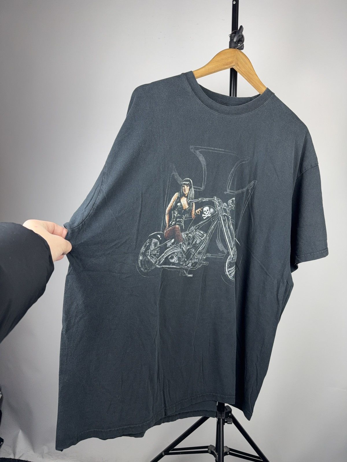 West Coast Choppers RARE 🔥90s West Coast Choppers Jerzees Biker Sexy Girl Size US XXL / EU 58 / 5 - 3 Thumbnail