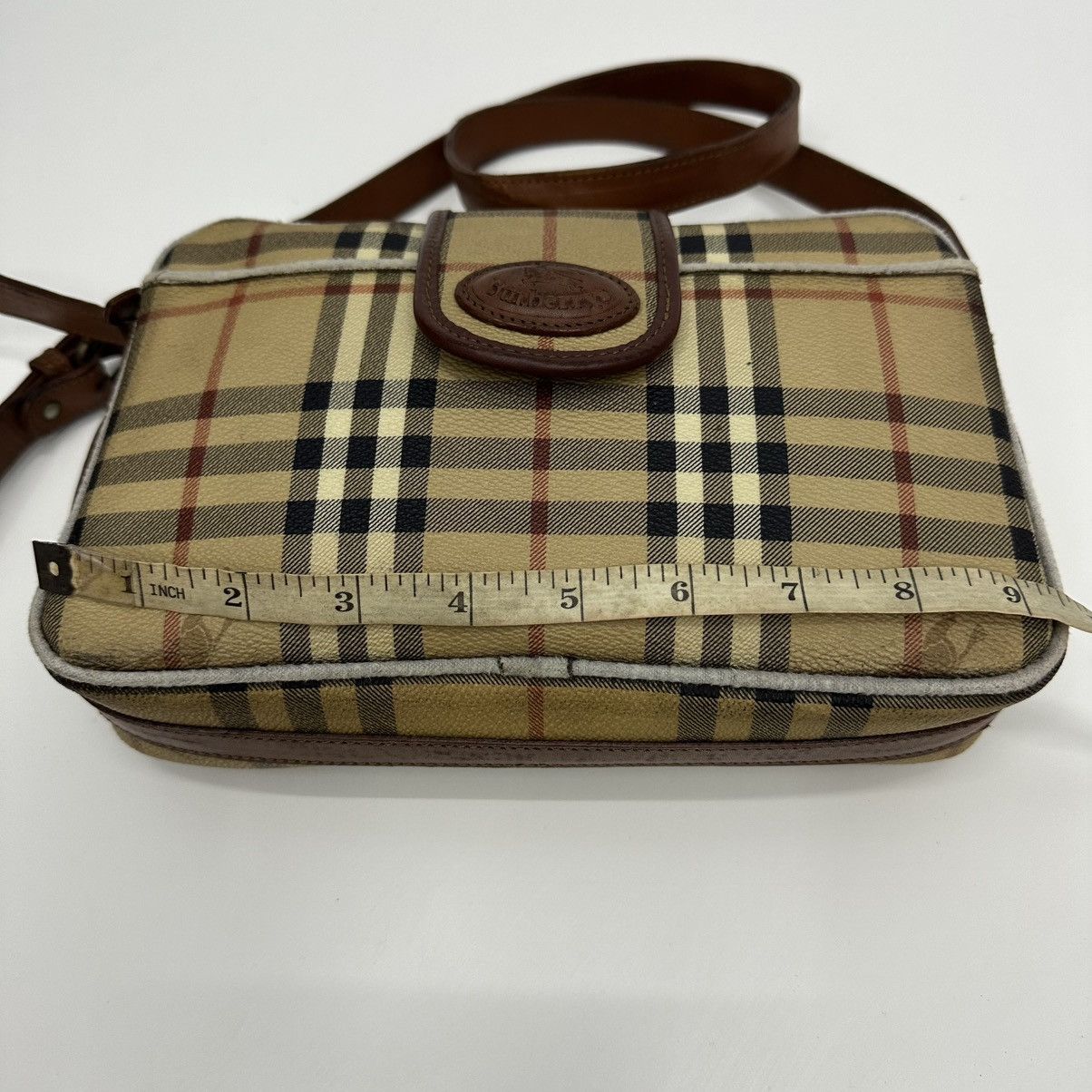 Burberry ‼️YES‼️ AUTH. VINTAGE BURBERRY NOVA CHECK CLUTCH SHOULDER BAG Size ONE SIZE - 17 Thumbnail