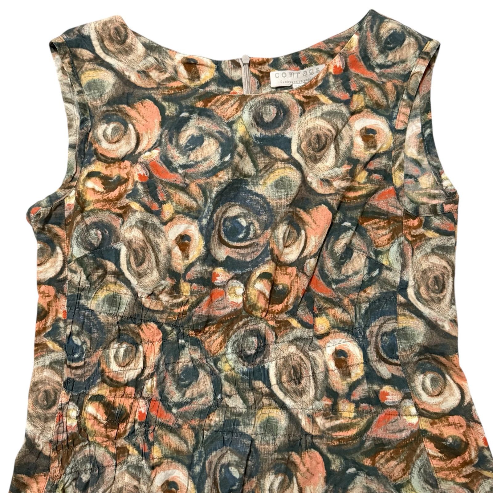 Other Comrags Sleeveless Dress Cotton Multicolor Artsy Size Medium Size M / US 6-8 / IT 42-44 - 2 Thumbnail