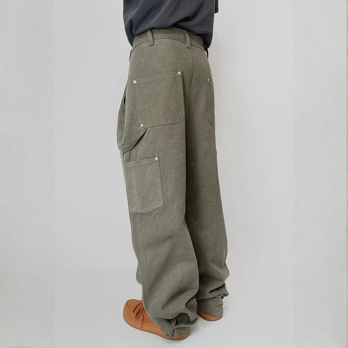Vintage EGNARTS khaki adjustable pants Size US 32 / EU 48 - 3 Thumbnail