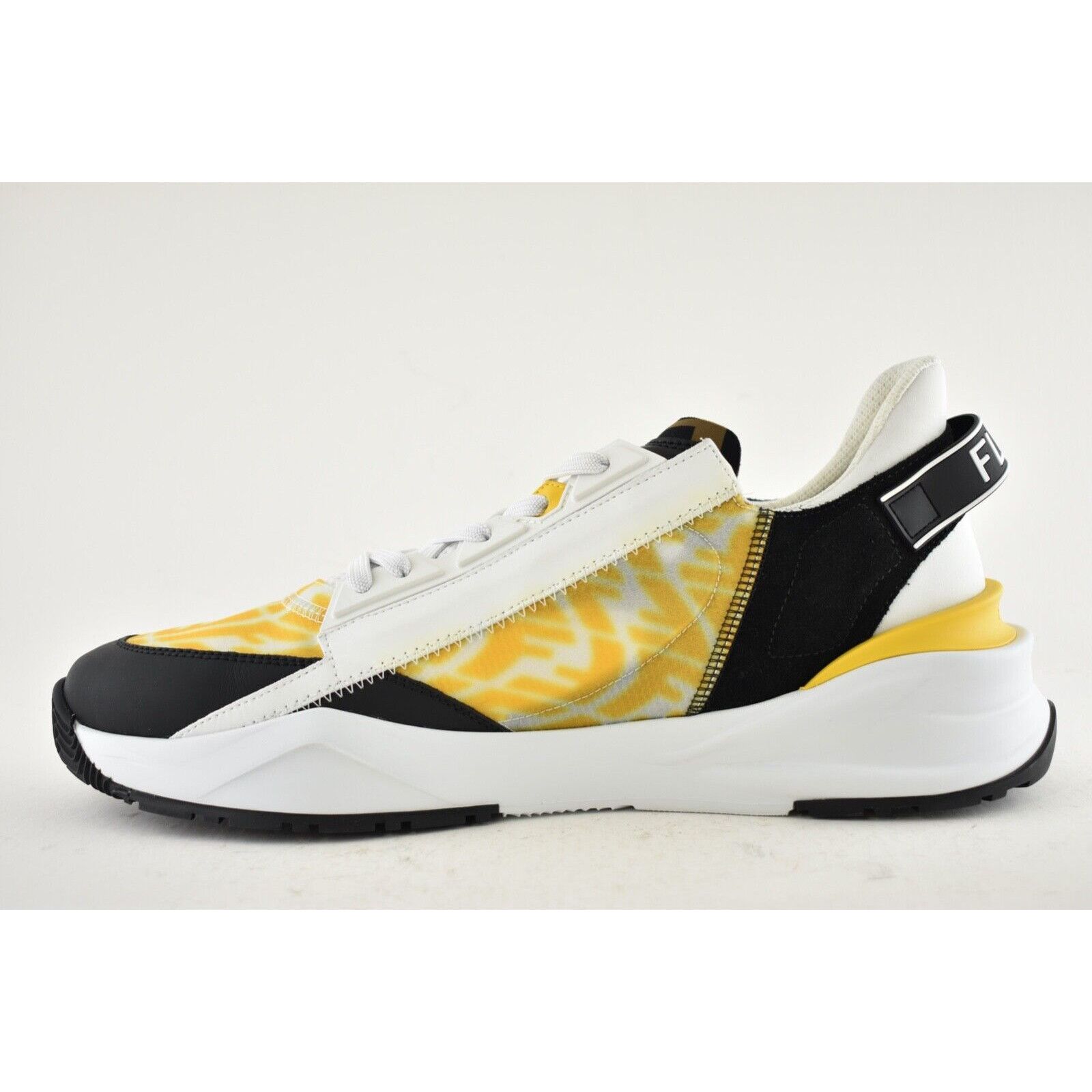 Fendi Fendi Mens Vertigo Flow Yellow Monogram White Size US 13 / EU 46 - 7 Thumbnail