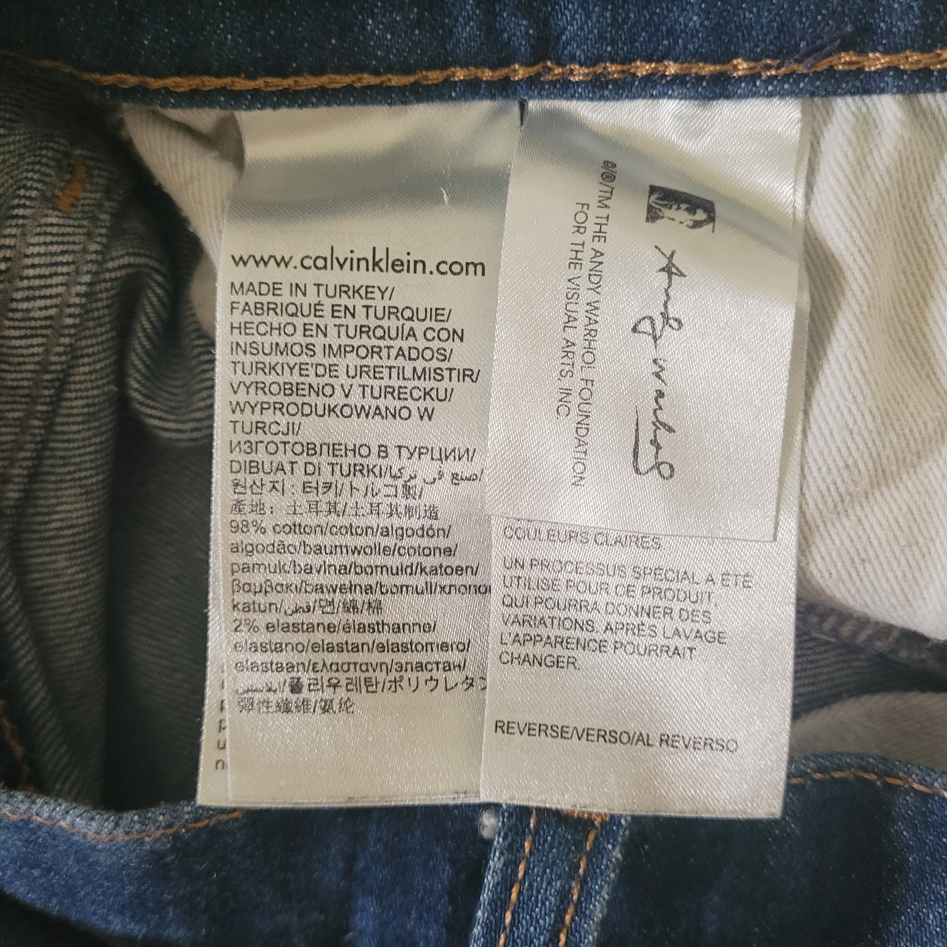 Raf Simons Calvin Klein by Raf Simons Andy Warhol printed jeans Size US 29 - 11 Thumbnail