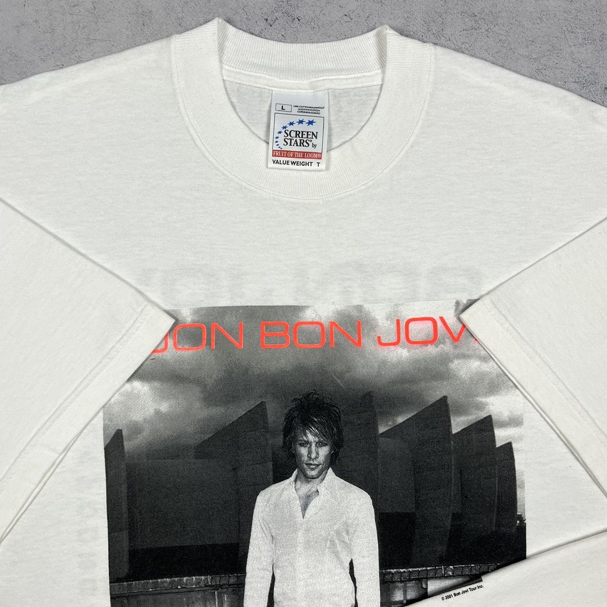 Band Tees Vintage Bon Jovi “One Wild Night” rock band T shirt 2001 Size US L / EU 52-54 / 3 - 3 Thumbnail