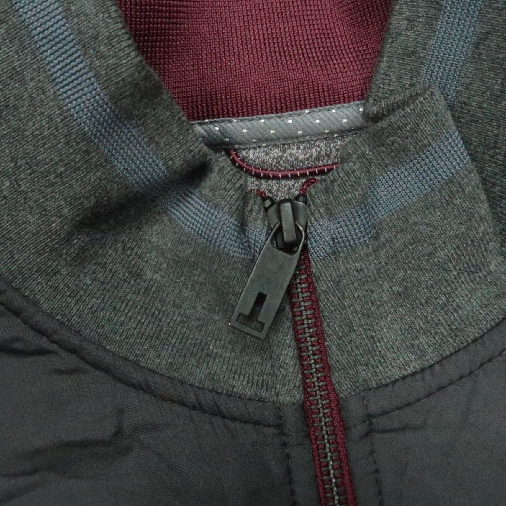 Ted Baker Ted Baker Jacket Mens Large Gray Full Zip Quilted Pockets Jacket Style Vintage? No. [Oops] Size US L / EU 52-54 / 3 - 3 Thumbnail