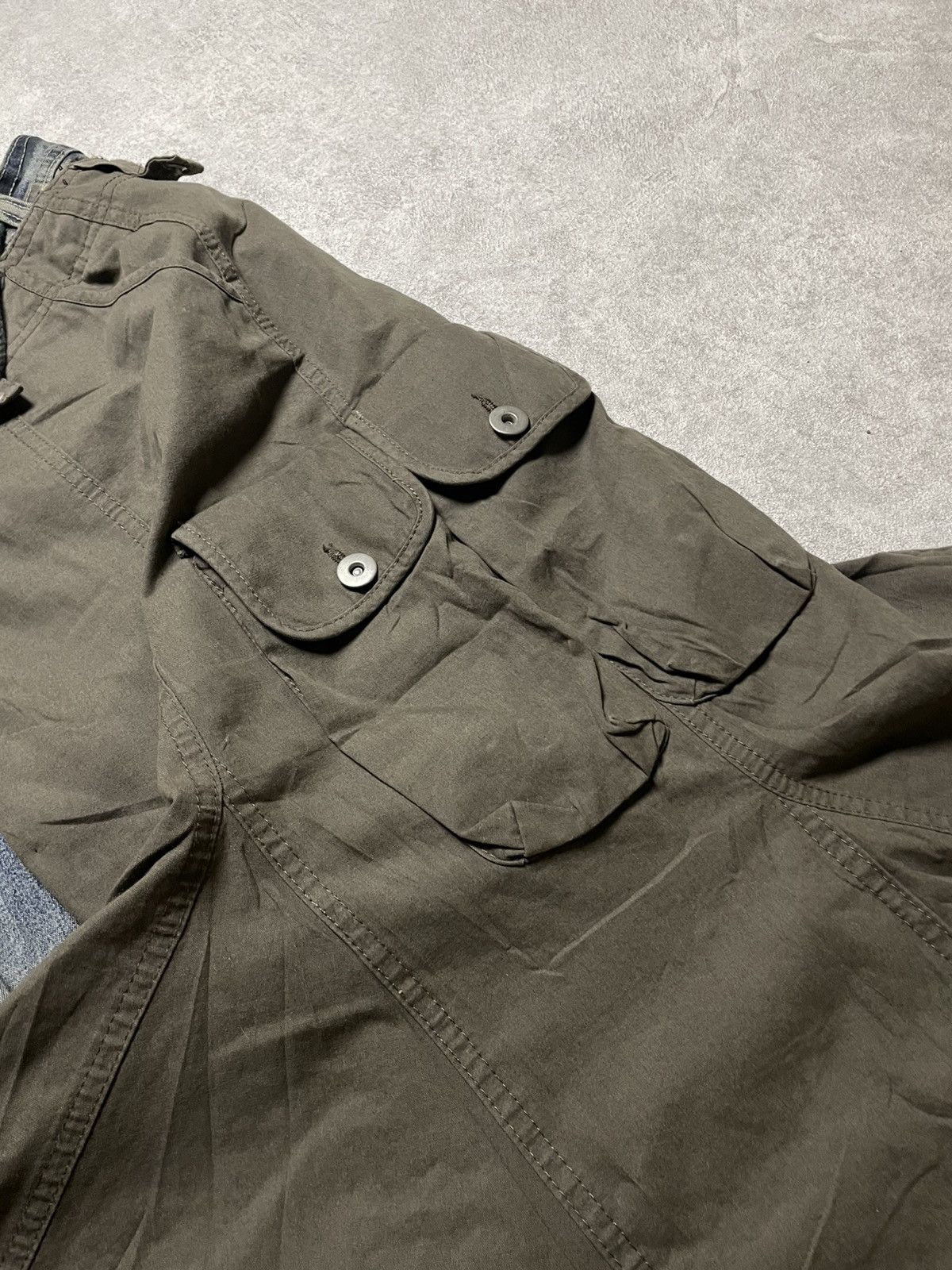 14th Addiction 2000s Skull 14th Addiction Flared Jeans Mud Wash Distressed Size US 34 / EU 50 - 7 Thumbnail
