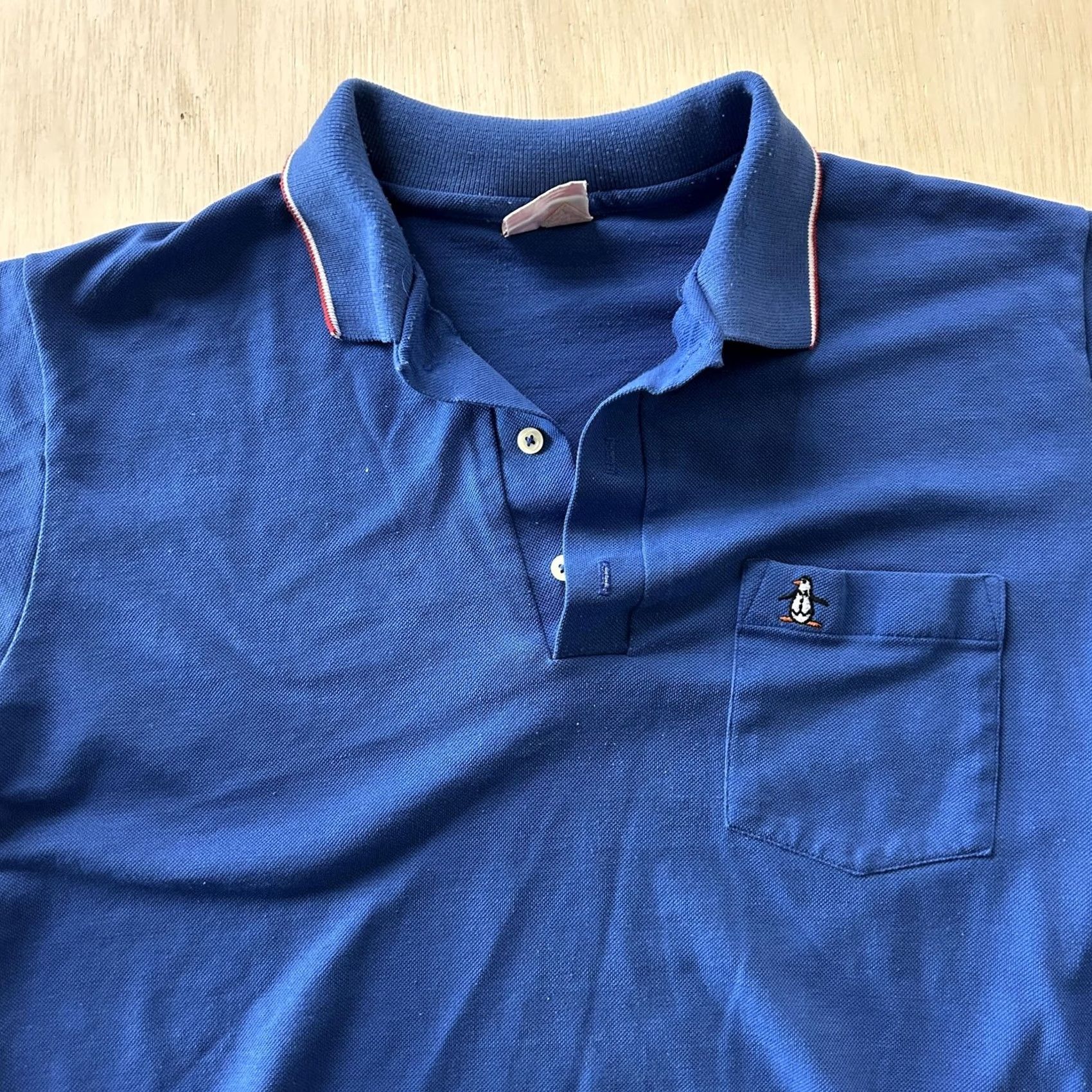 Vintage VINTAGE Grand Slam Munsingwear Polo Shirt Mens Large Blue Short Sleeve Size US L / EU 52-54 / 3 - 2 Thumbnail
