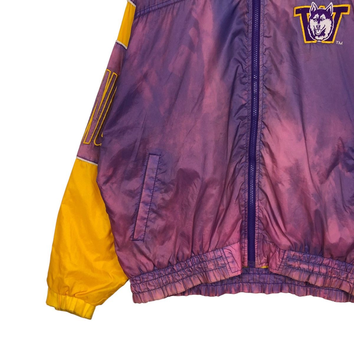 Starter 🔥VINTAGE BOMBER JACKET STARTER WASHINGTON HUSKIES SUN FADED Size US L / EU 52-54 / 3 - 6 Thumbnail