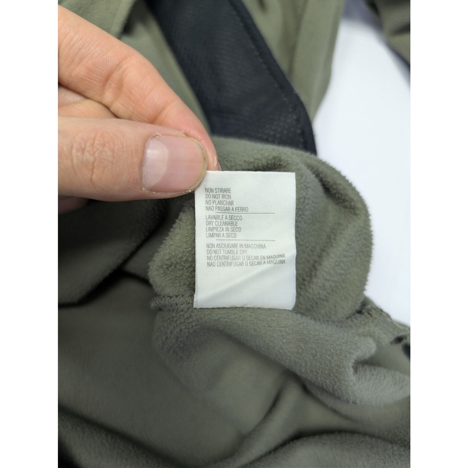 Ermenegildo Zegna o1rshd1 CC20 Mens Large Green Fleece Sport Jacket in Grey Size US L / EU 52-54 / 3 - 17 Thumbnail