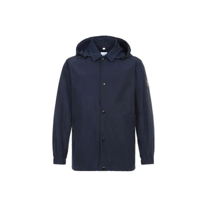 Burberry Burberry Solid Color Hooded Jacket Size US L / EU 52-54 / 3 - 1 Thumbnail