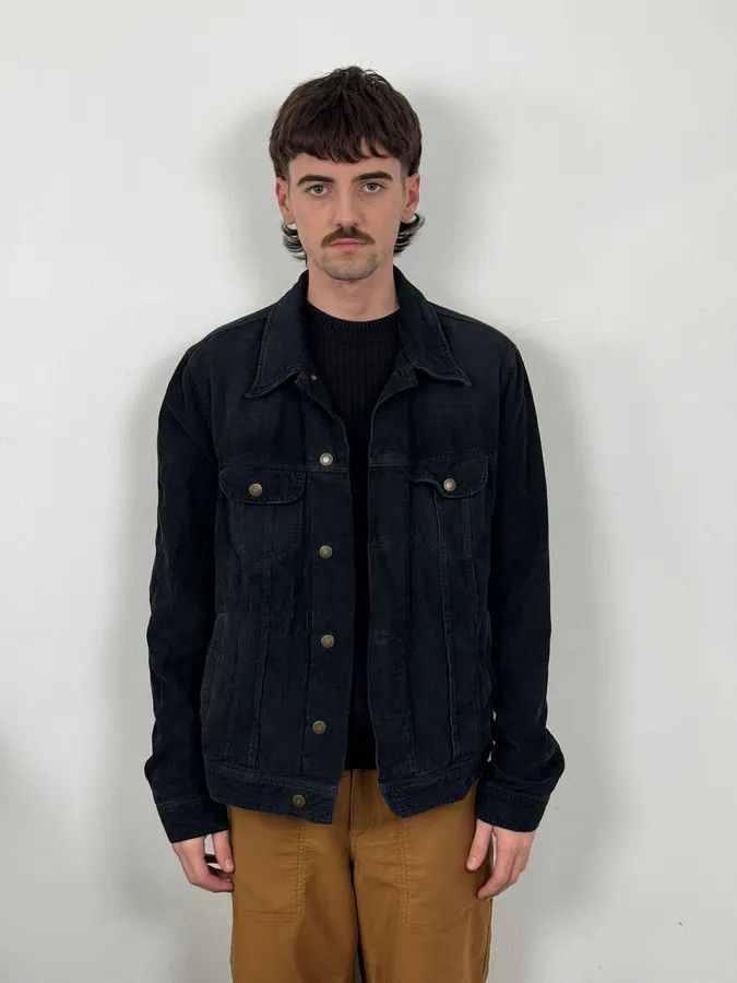 Dolce & Gabbana 2000s Dolce & Gabbana Navy Cordurroy Jacket Size US L / EU 52-54 / 3 - 2 Thumbnail