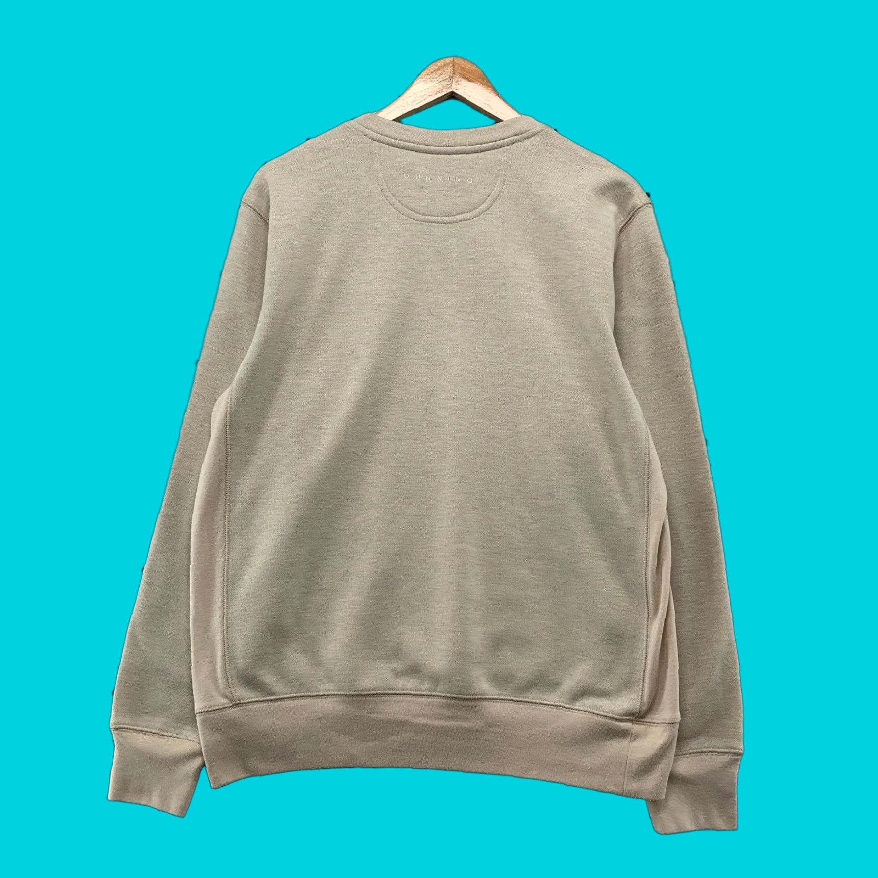 Vintage Dunning Mens Sweater Wool Polyester Blend Crewneck Beige Casual Casual Size US M / EU 48-50 / 2 - 1 Thumbnail