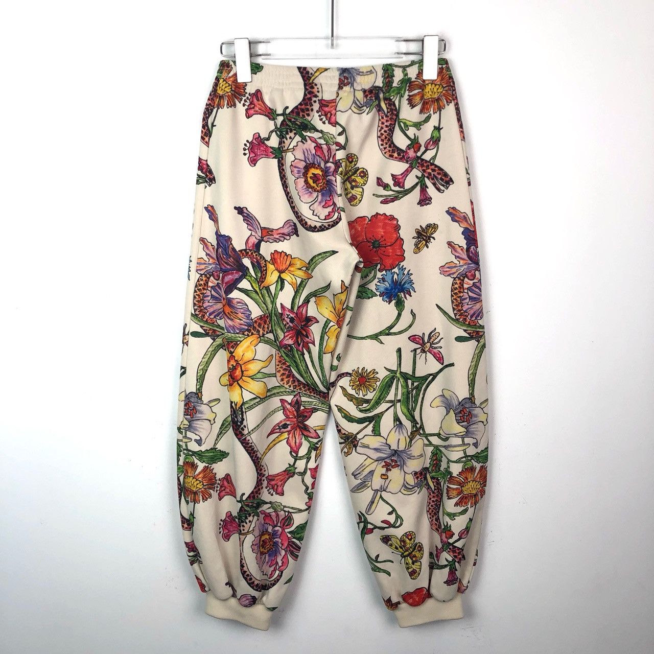 Gucci Gucci Floral Print White Elasticated Culotte Pants Size 34" / US 12 / IT 48 - 2 Thumbnail
