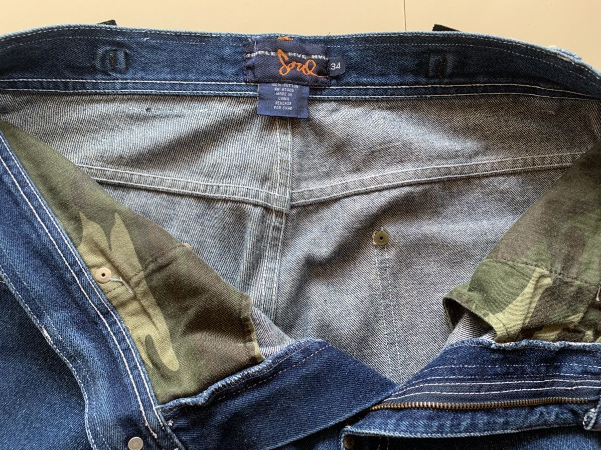 Triple 5 Soul Vintage Triple 5 Soul NYC Baggy x Carpenter Jeans wide Leg Size US 34 / EU 50 - 3 Thumbnail