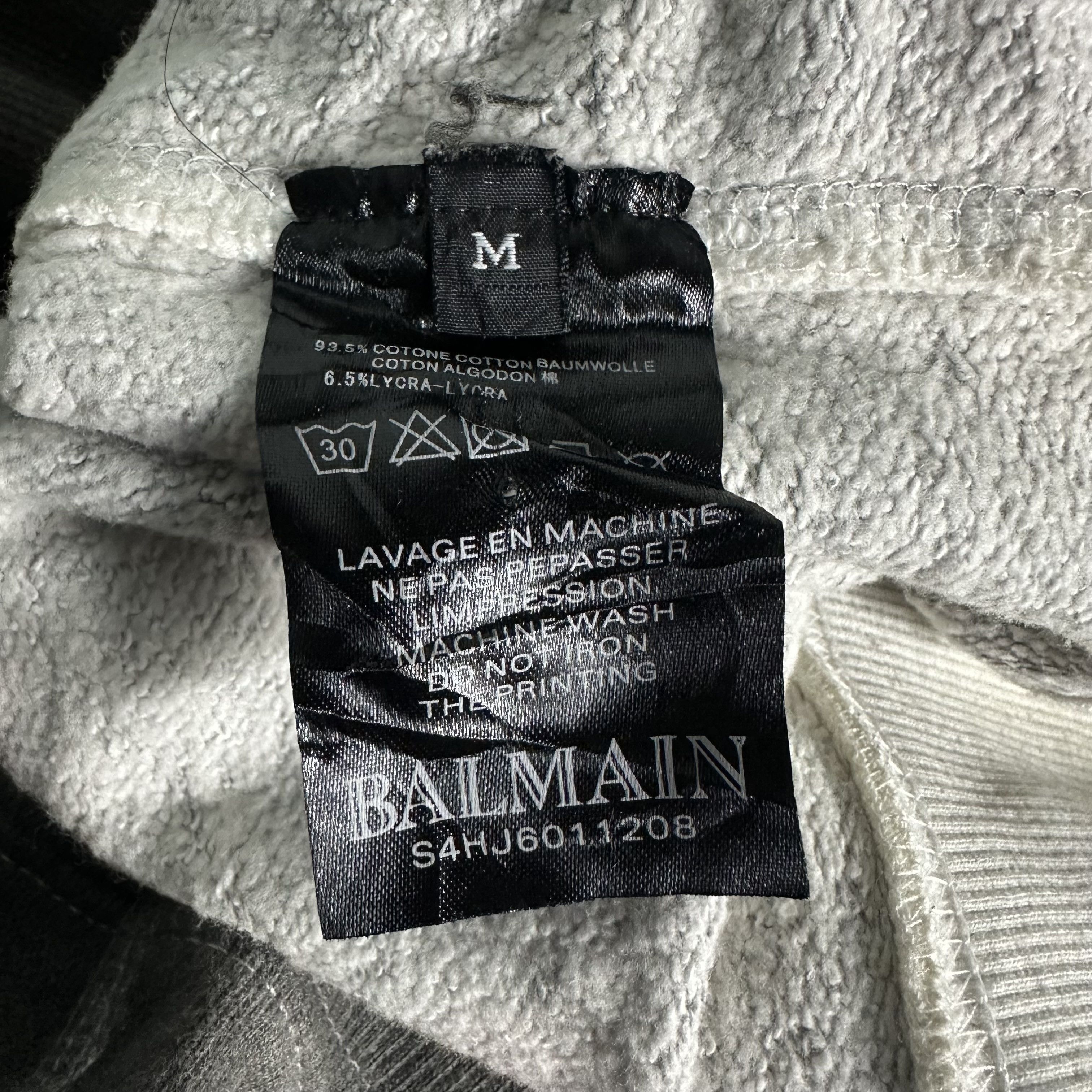 Pierre Balmain 🔥RARE🔥Vintage Pierre Balmain Distress Design Sweatshirt Size US L / EU 52-54 / 3 - 7 Thumbnail