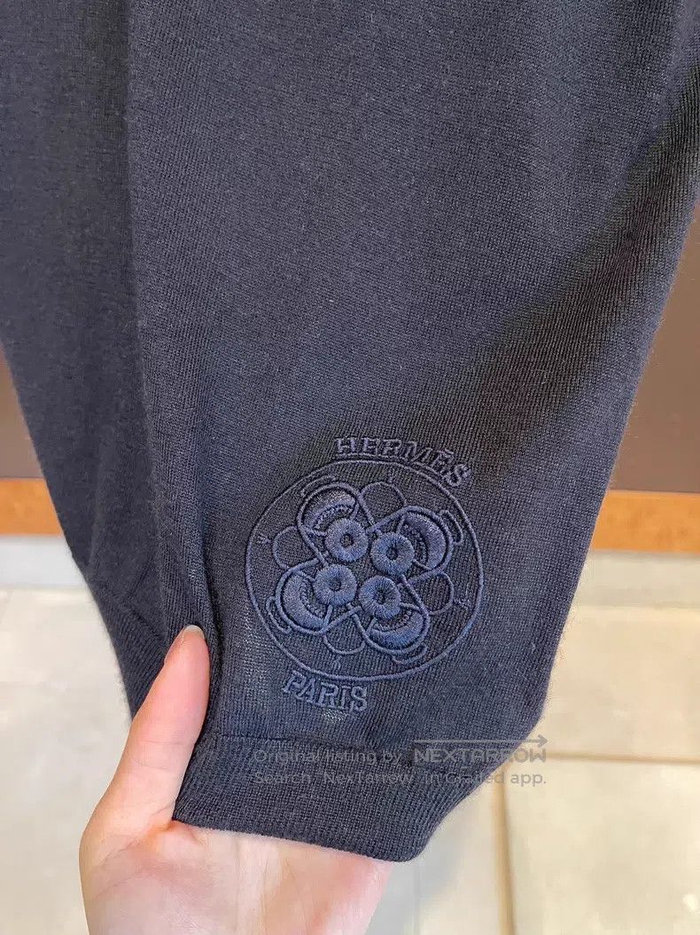 Hermes Hermes Black Wool Knit Sweater Size US XXS / EU 40 - 3 Thumbnail