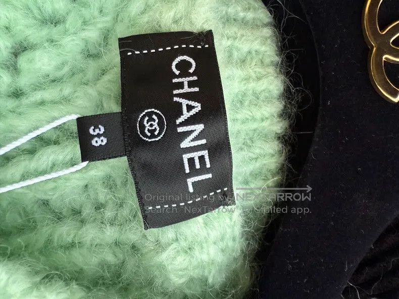 Chanel Chanel 25k super cute mint green cartoon big sweater Size XS / US 0-2 / IT 36-38 - 5 Thumbnail