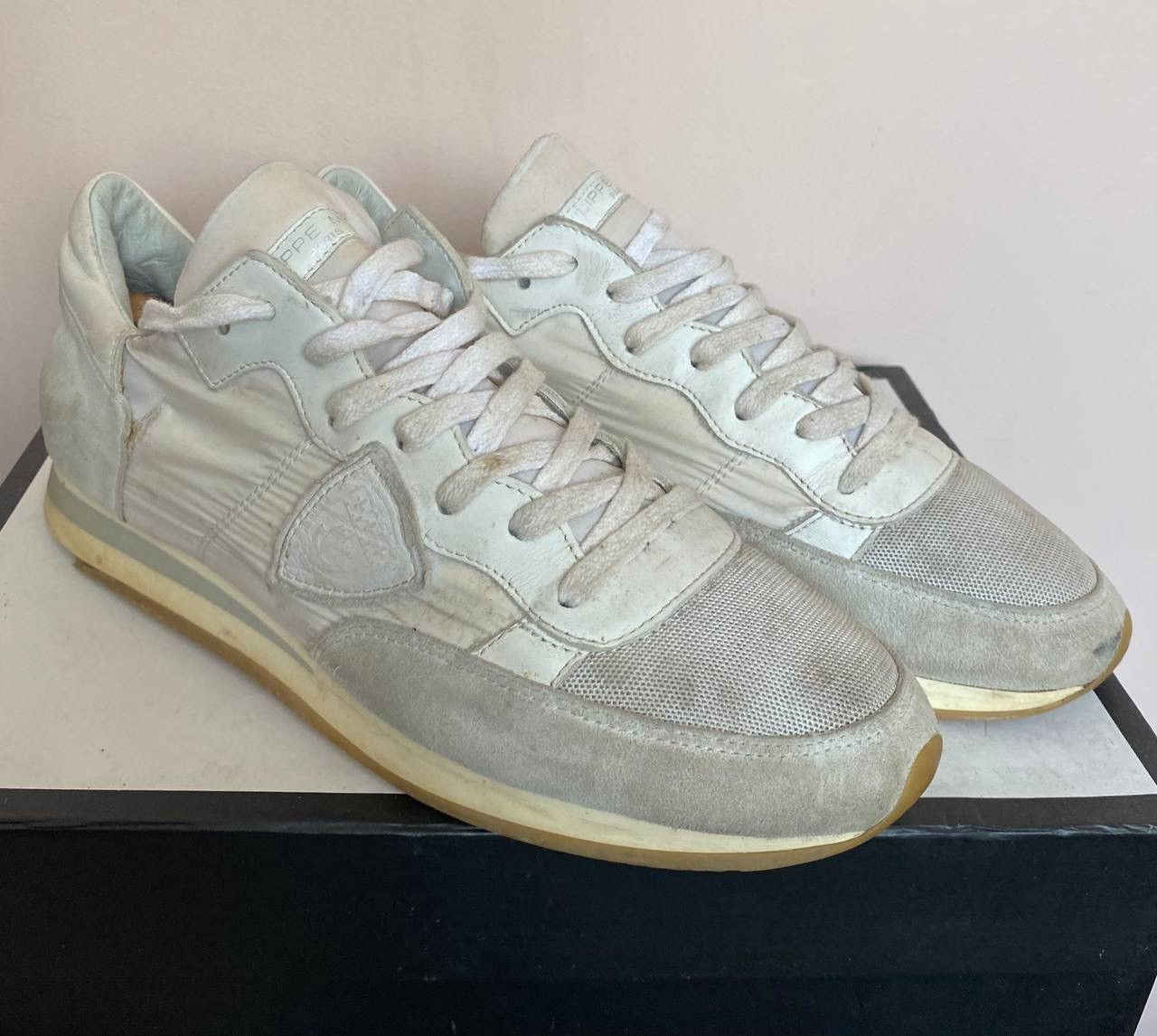 Philippe Model Philippe Model Tropez Color block Low Top Sneaker White Size US 8 / EU 41 - 1 Thumbnail