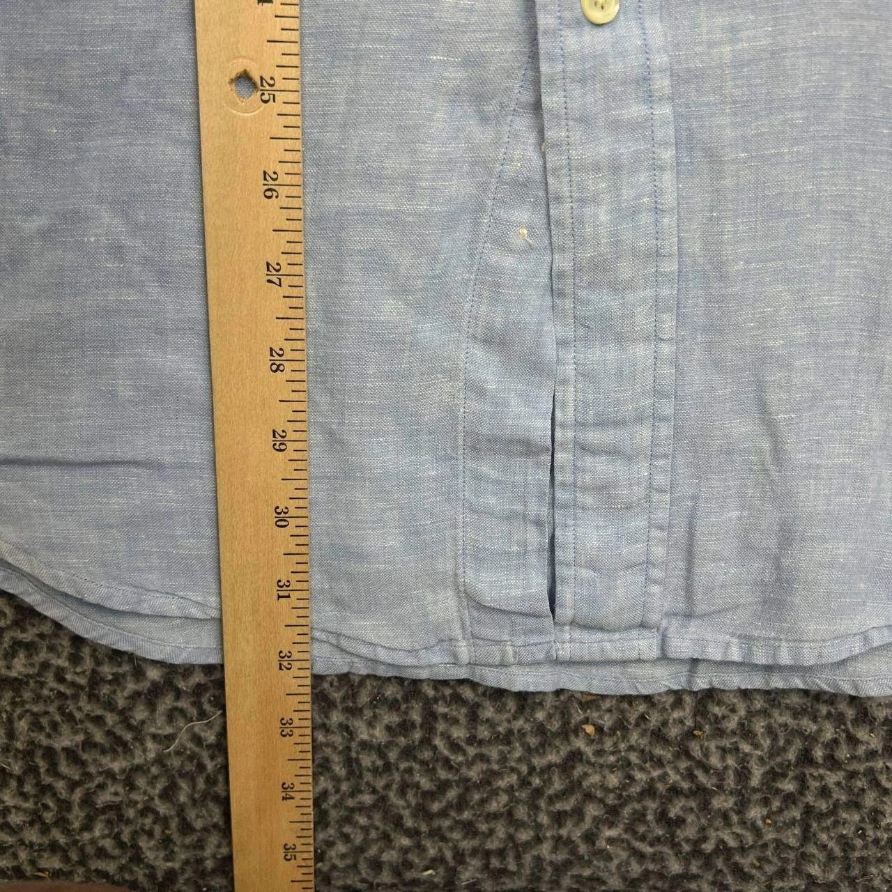 Brooks Brothers Brooks Brothers Button Down Shirt Men Blue Linen Collared M Size US M / EU 48-50 / 2 - 5 Thumbnail