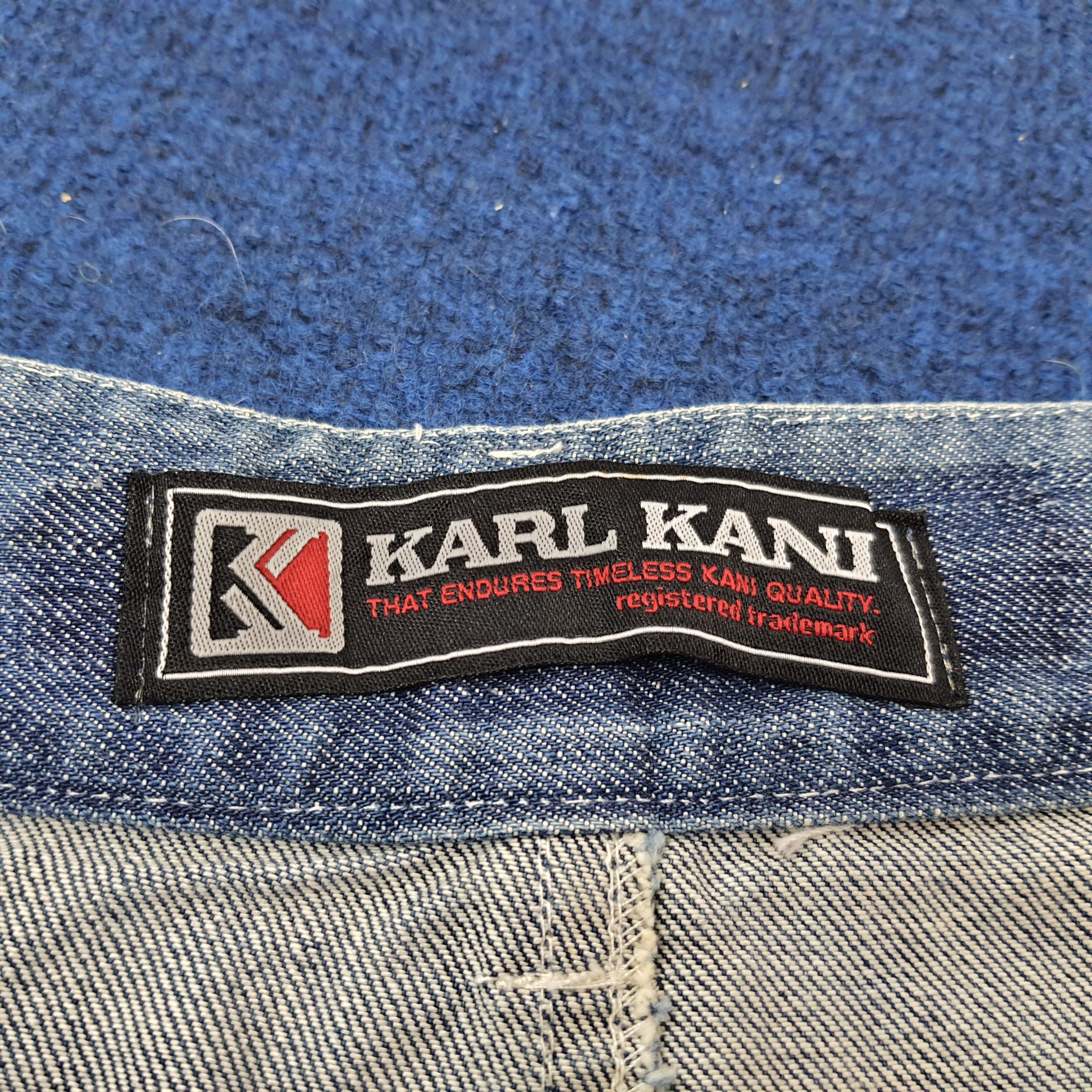 Designer × Karl Kani × Vintage Vintage Karl Kani CH79 Cargo Style Hiphop Designer Jeans Size US 28 / EU 44 - 8 Thumbnail