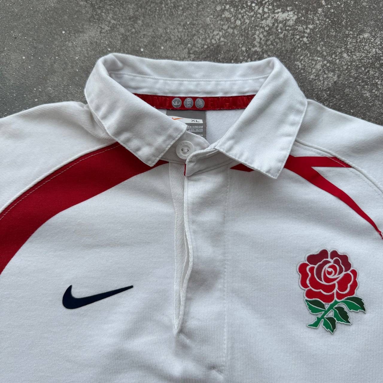 Nike × Vintage Nike Vintage Rugby Chief Keef Style Long Sleeve Shirt Size US S / EU 44-46 / 1 - 4 Thumbnail