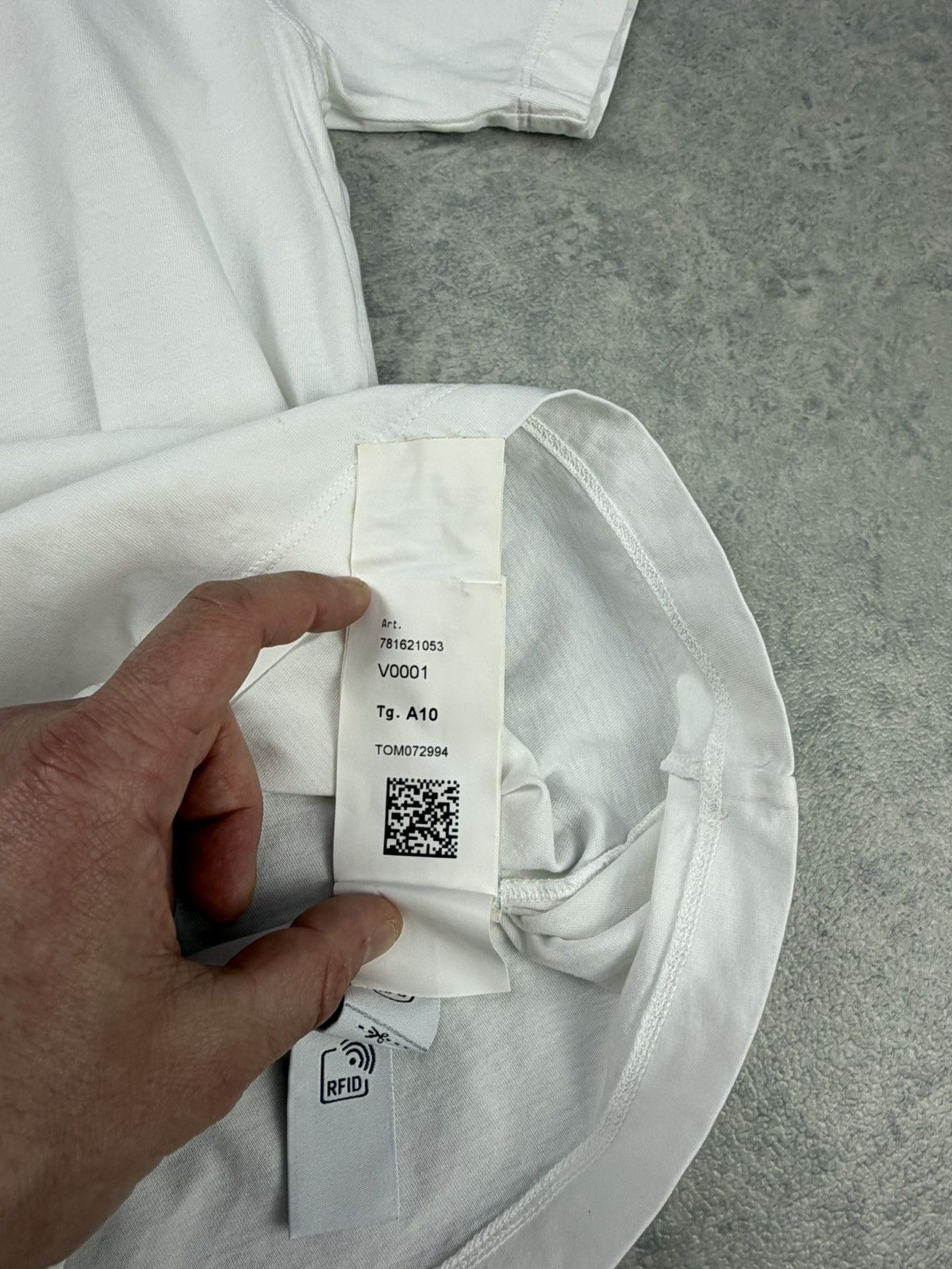 Stone Island Stone Island Junior Compass Logo T-Shirt White Size 10Y Size US XXS / EU 40 - 8 Thumbnail