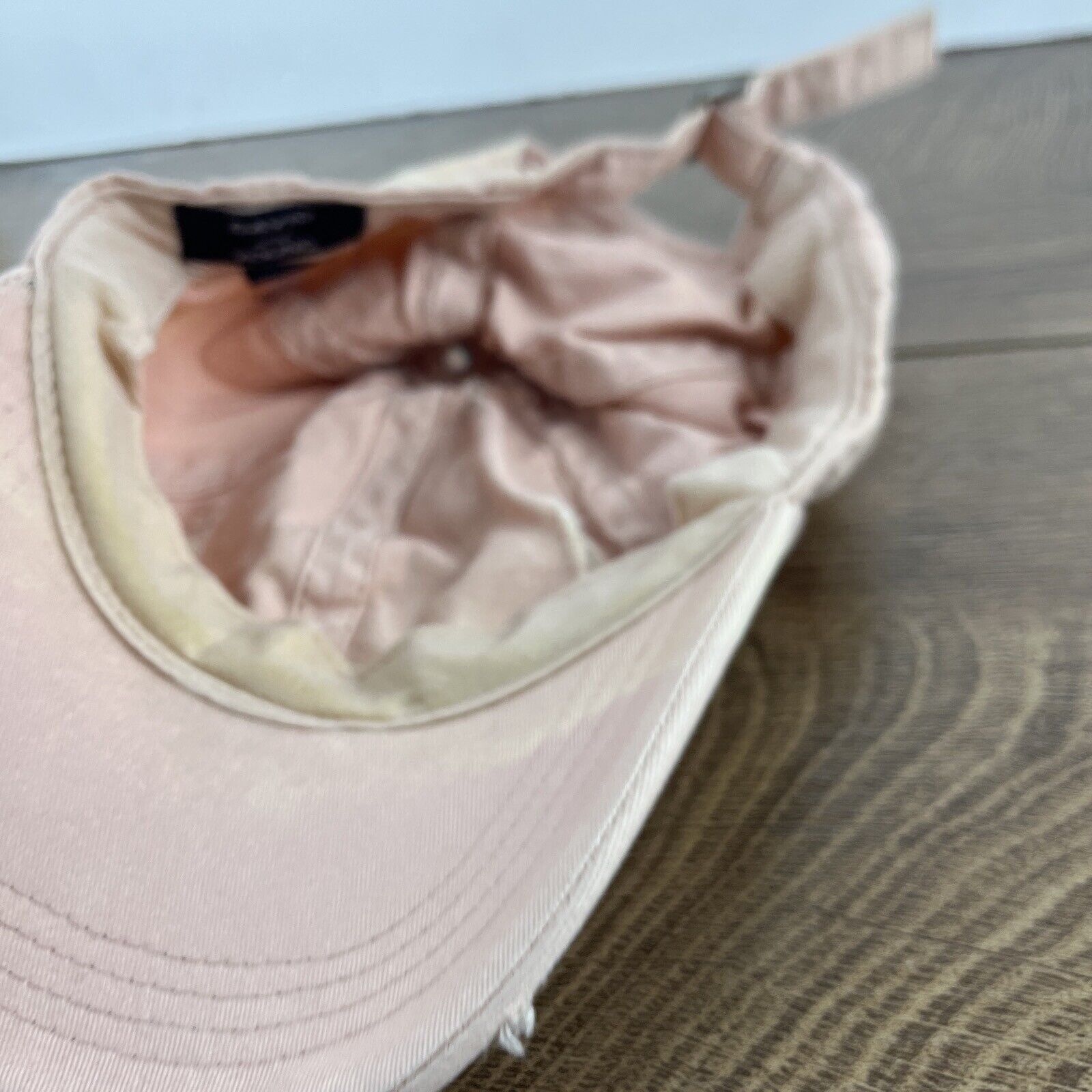 Other Faded Peach Hat Pink Hat Adjustable Adult Size Hat Cap Size ONE SIZE - 11 Thumbnail