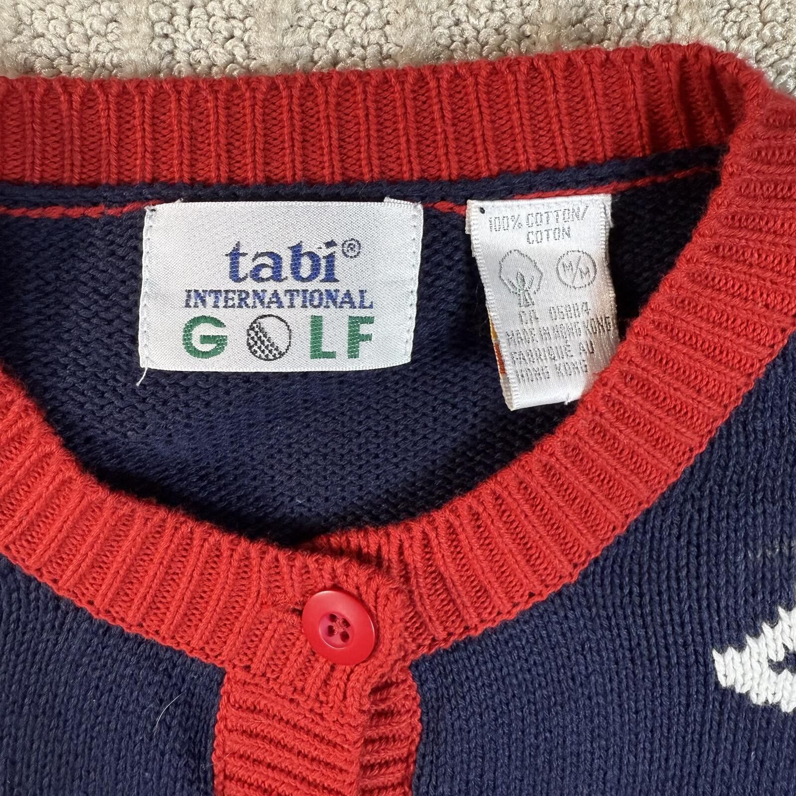 Other Vintage Tabi Golf Knit Cardigan Women’s M Size M / US 6-8 / IT 42-44 - 3 Thumbnail