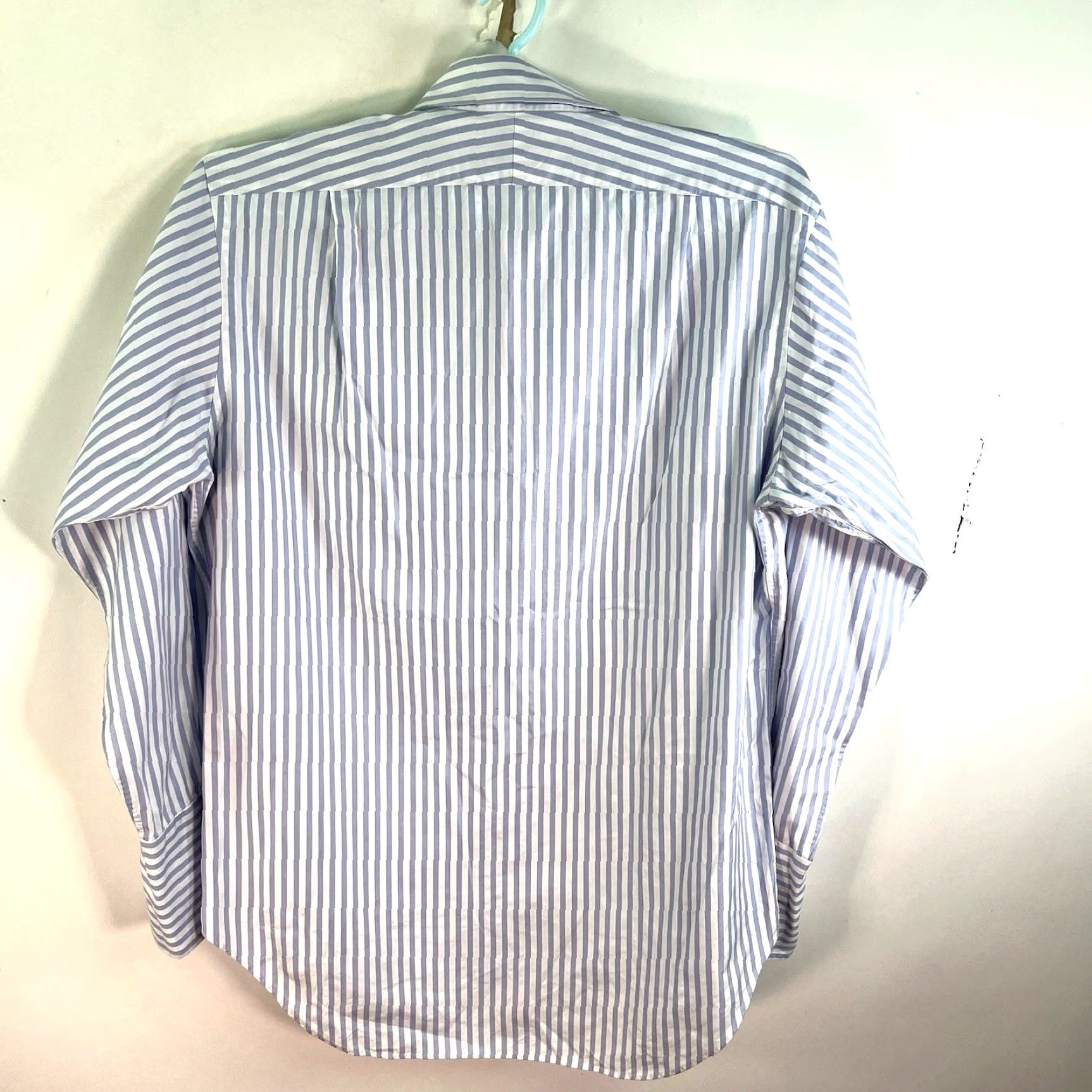 Vintage VINTAGE T.M.Lewin Men's Button-Up Shirt Casual Business Formal Long Sleeve Blue Size 17.5 Size US XL / EU 56 / 4 - 7 Thumbnail