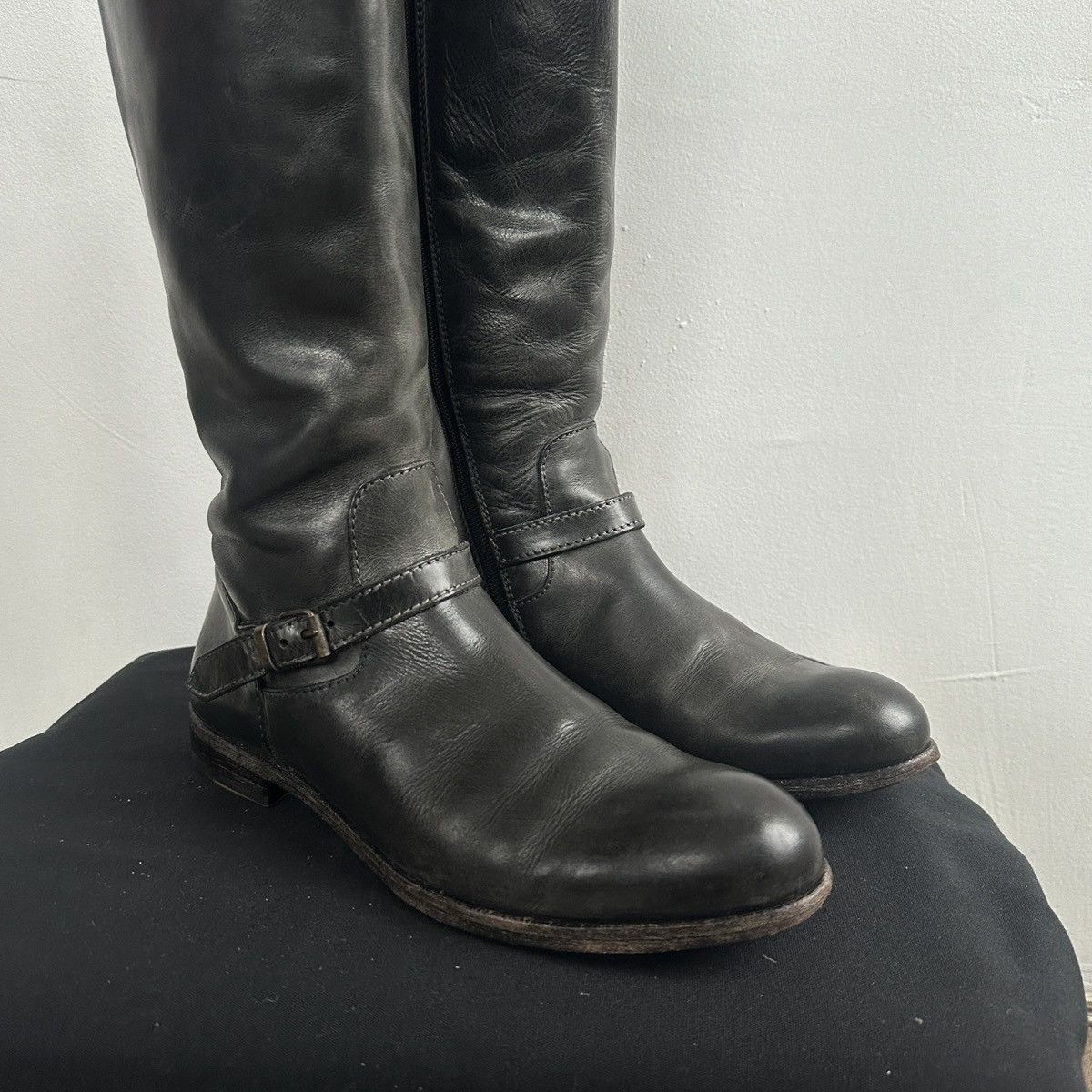 MoMA Vintage MOMA Avant-Garde Leather Hight Boots lgb guidi Size US 7 / EU 40 - 5 Thumbnail