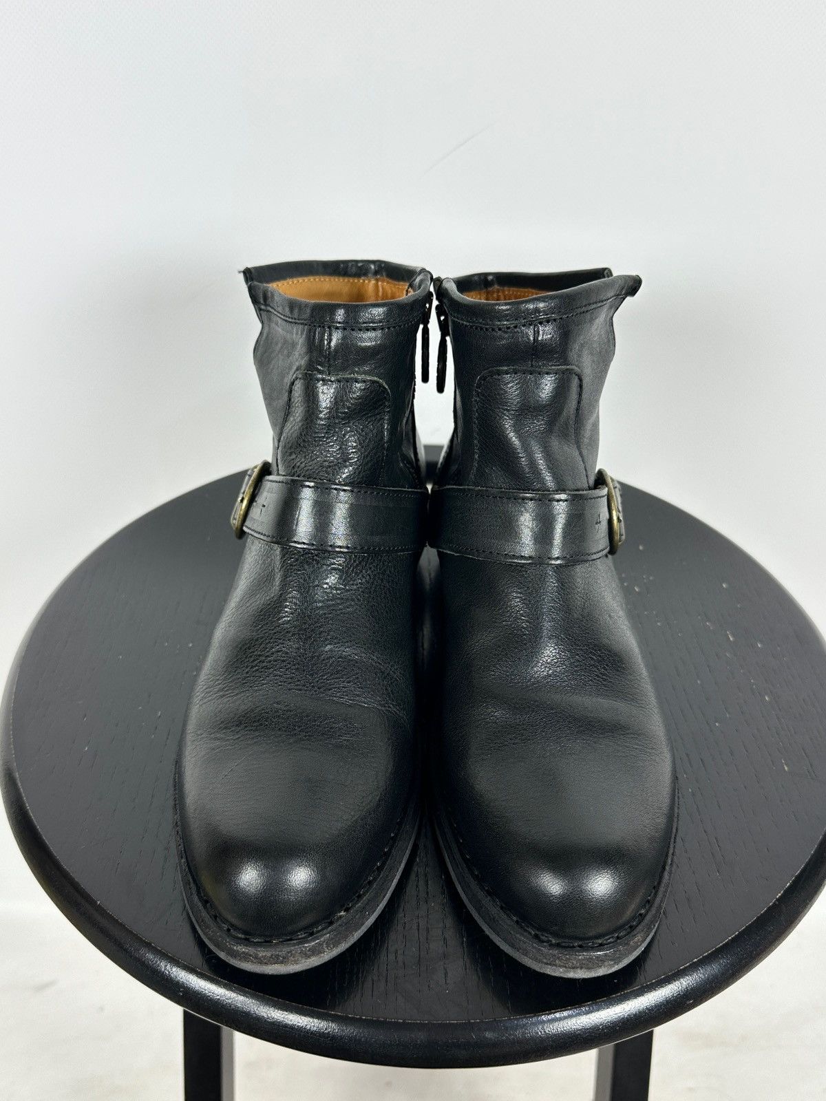 Fiorentini + Baker Fiorentini + Baker Carnaby Chad Black Leather Biker Boots Size US 7 / IT 37 - 10 Thumbnail