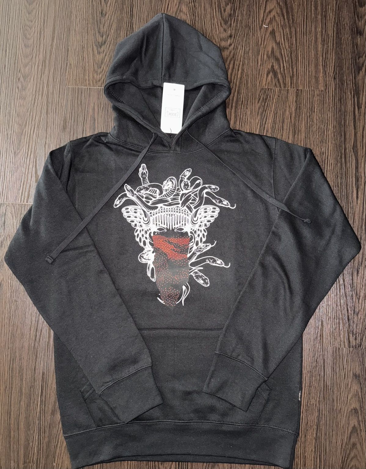 Crooks & Castles Crooks & Castles Medusa Geo Hoodie Black/White/Red Sz M Size US M / EU 48-50 / 2 - 2 Thumbnail