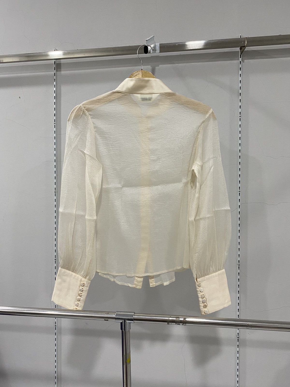 Japanese Brand Rose Models Ultimate Beauty Full Button Blouse Size S / US 4 / IT 40 - 2 Thumbnail