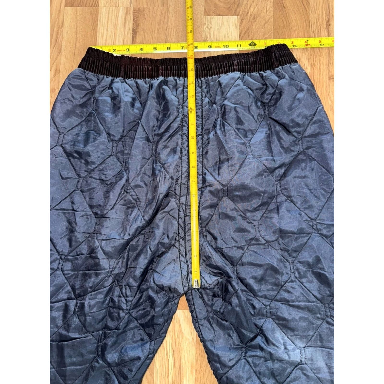 Vintage VINTAGE Blue Quilted Puffer Pants Mens Large Made in USA 70s 80s Style K513 Size US 33 - 6 Thumbnail