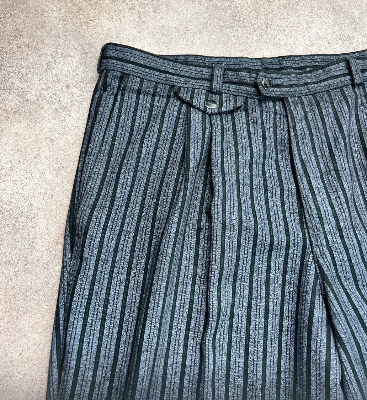 Vintage Vintage striped antique japanese style uma wang vibe pants Size US 33 - 4 Thumbnail