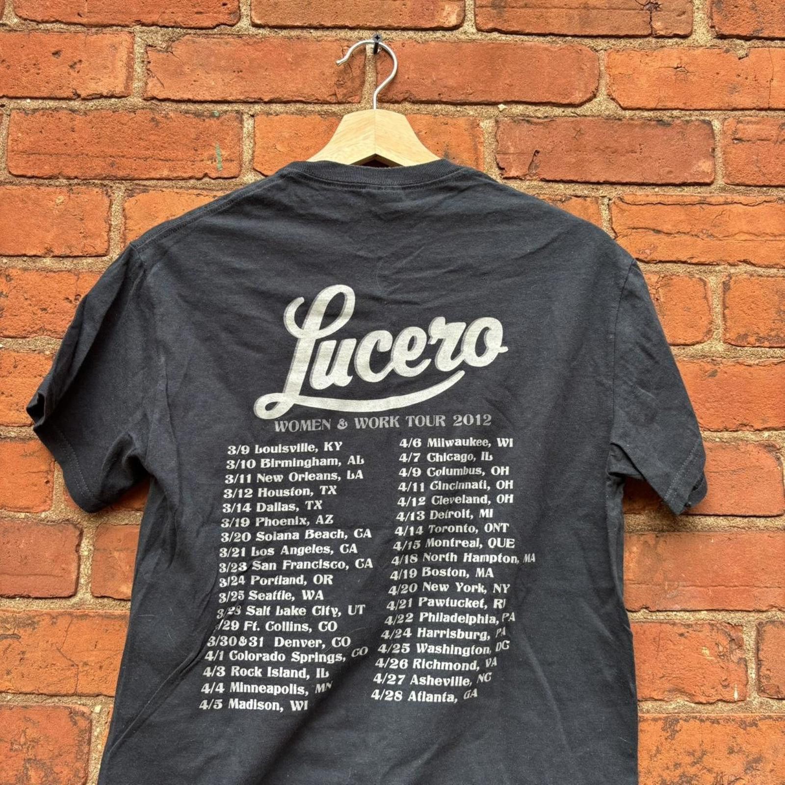 Gildan Vintage Lucero women and work tour t shirt 2012 S Size US S / EU 44-46 / 1 - 5 Thumbnail